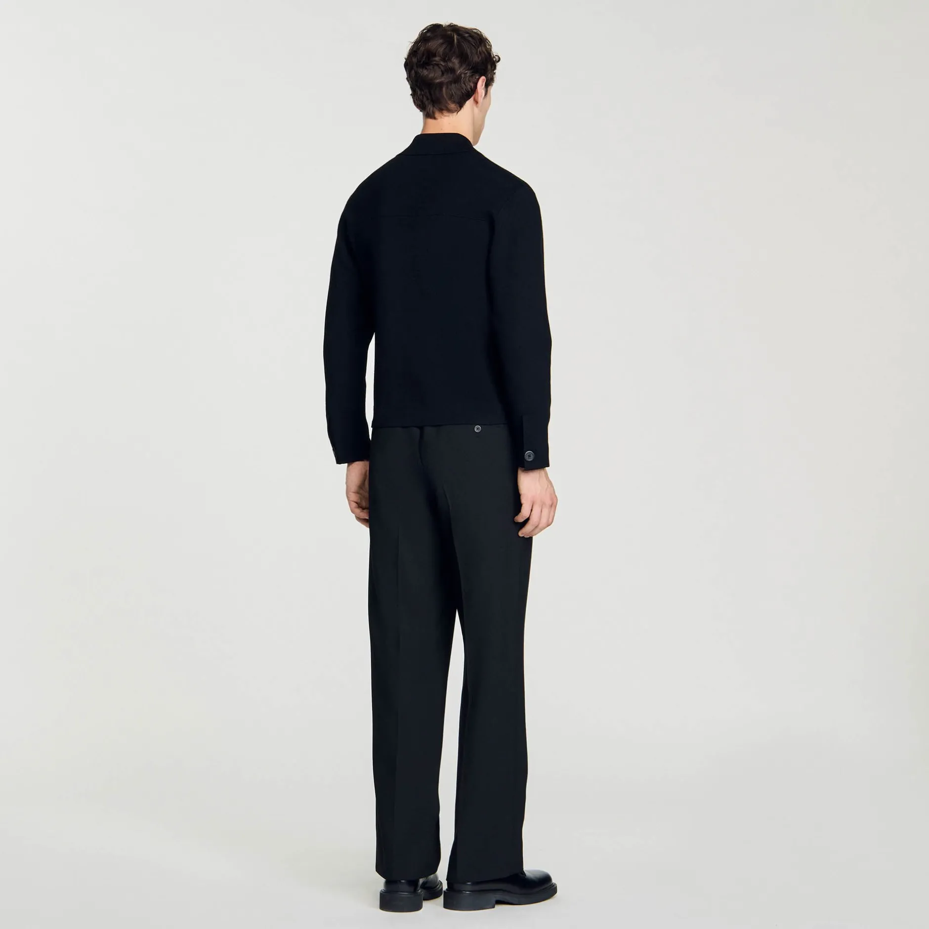 Homme SANDRO Blouson En Maille