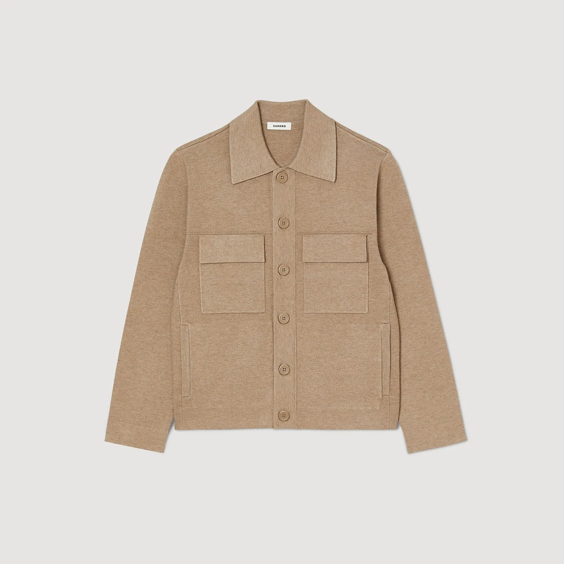 Homme SANDRO Blouson En Maille