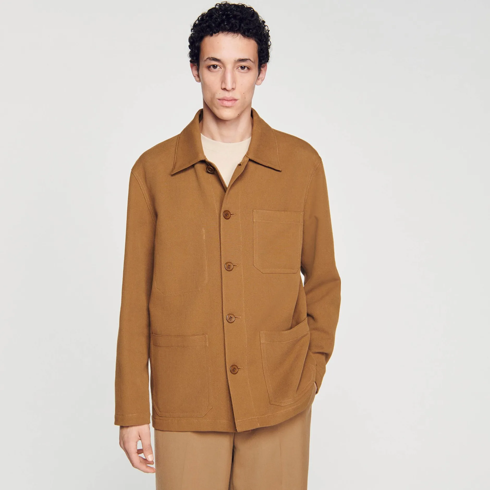 Homme SANDRO Blouson Worker