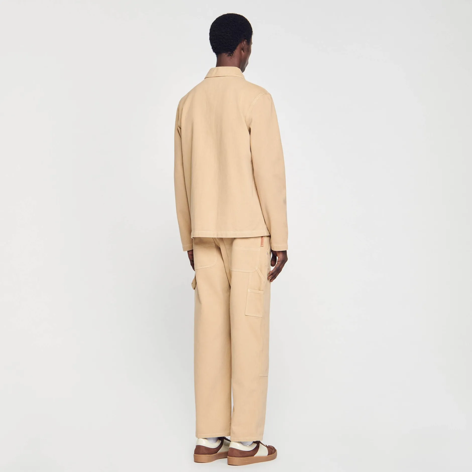Homme SANDRO Blouson Worker En Denim