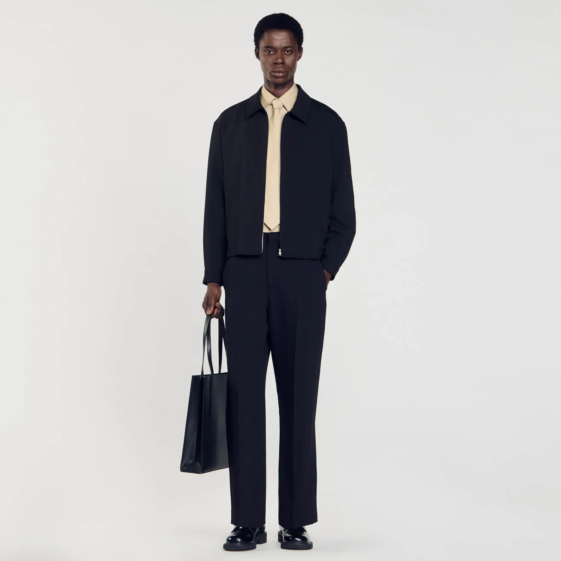 Homme SANDRO Blouson Zippé