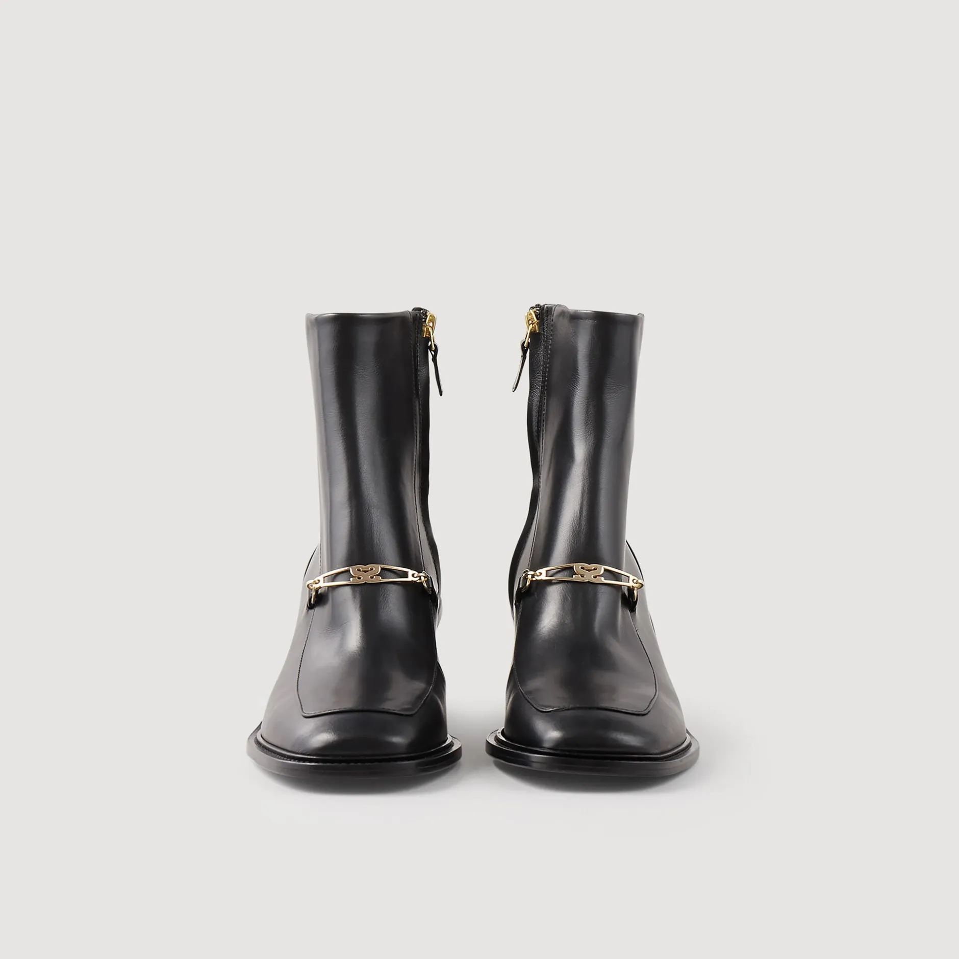 Femme SANDRO Bottines En Cuir