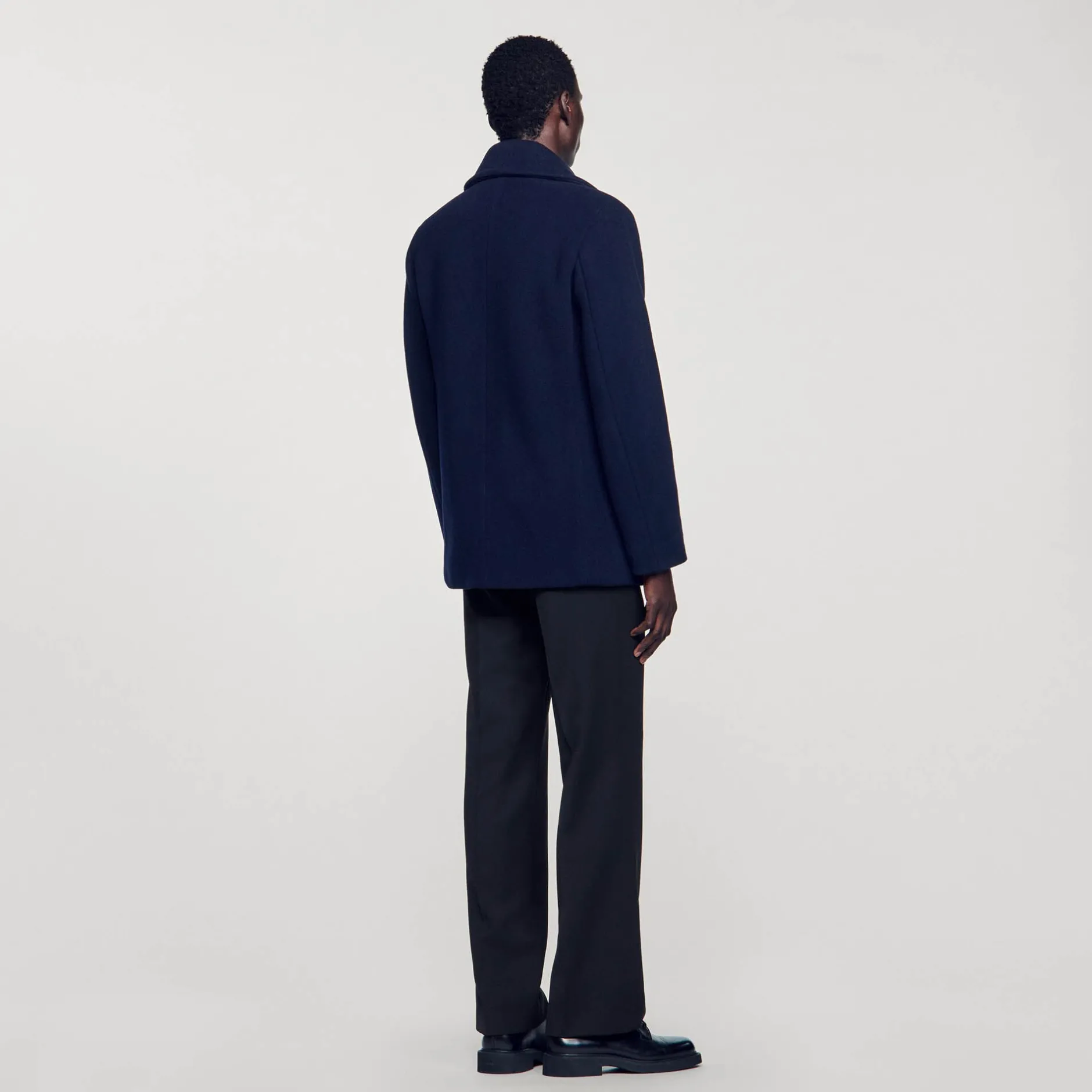 Homme SANDRO Caban En Laine