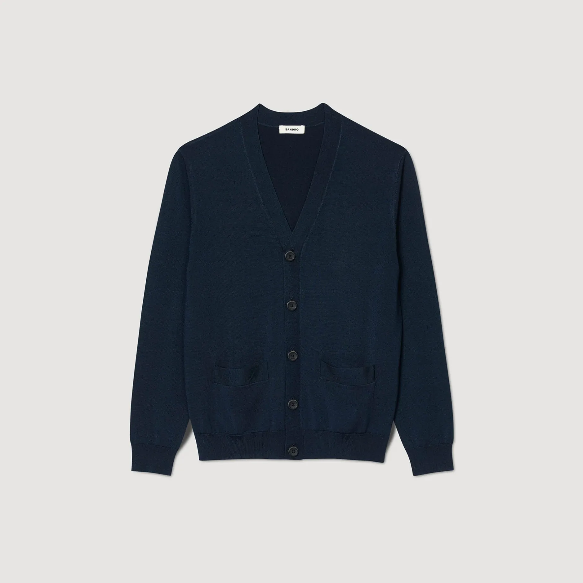 Homme SANDRO Cardigan En Maille