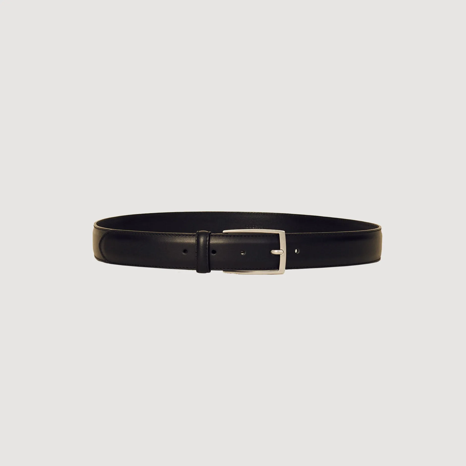 Homme SANDRO Ceinture En Cuir Lisse