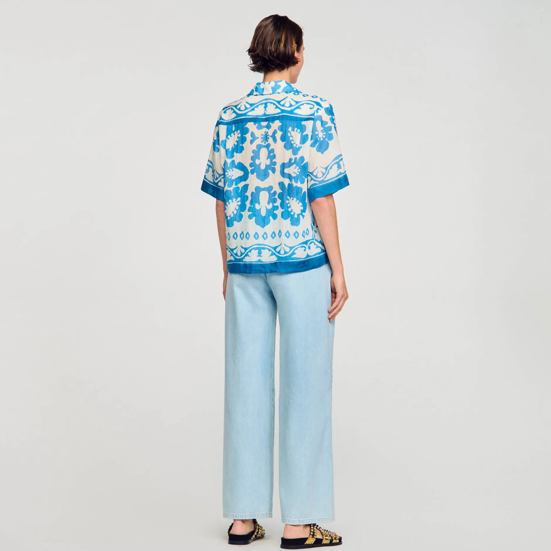 Femme SANDRO Chemise Imprimée