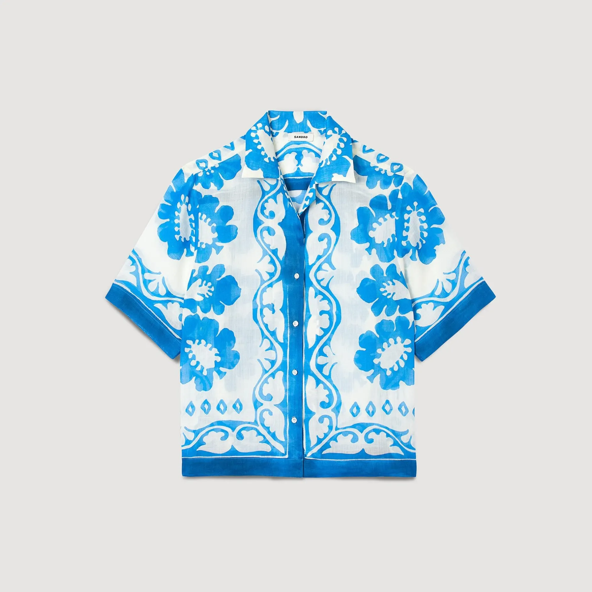 Femme SANDRO Chemise Imprimée