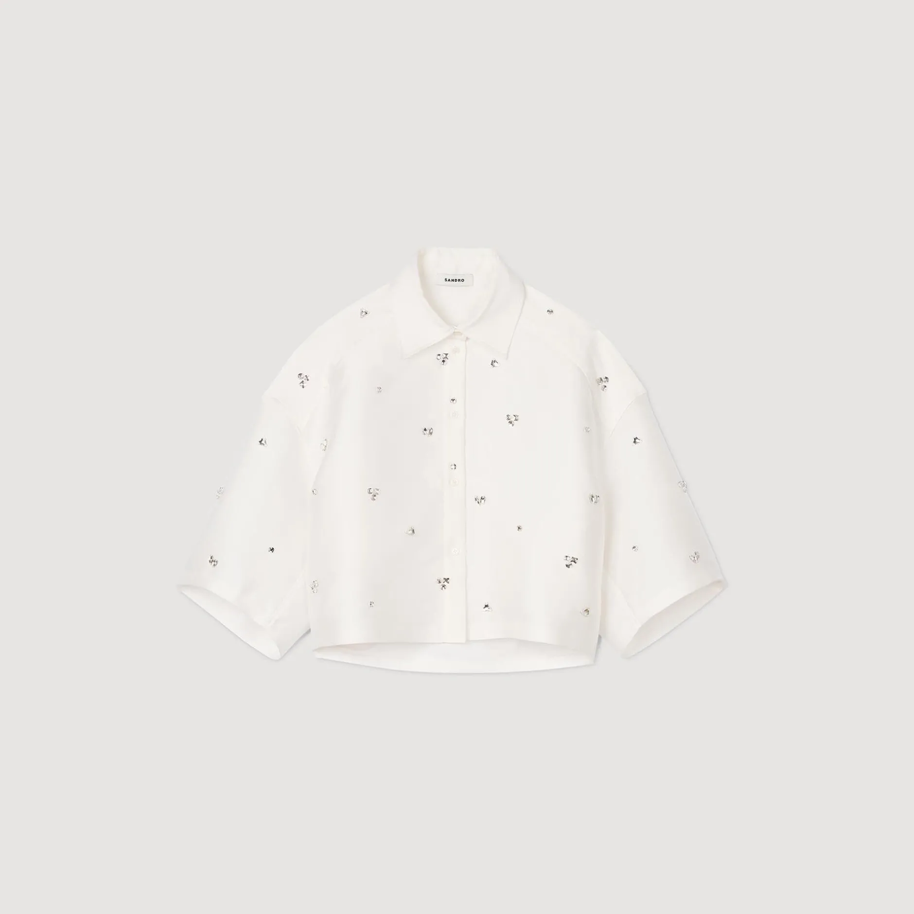 Femme SANDRO Chemise Ornée De Strass