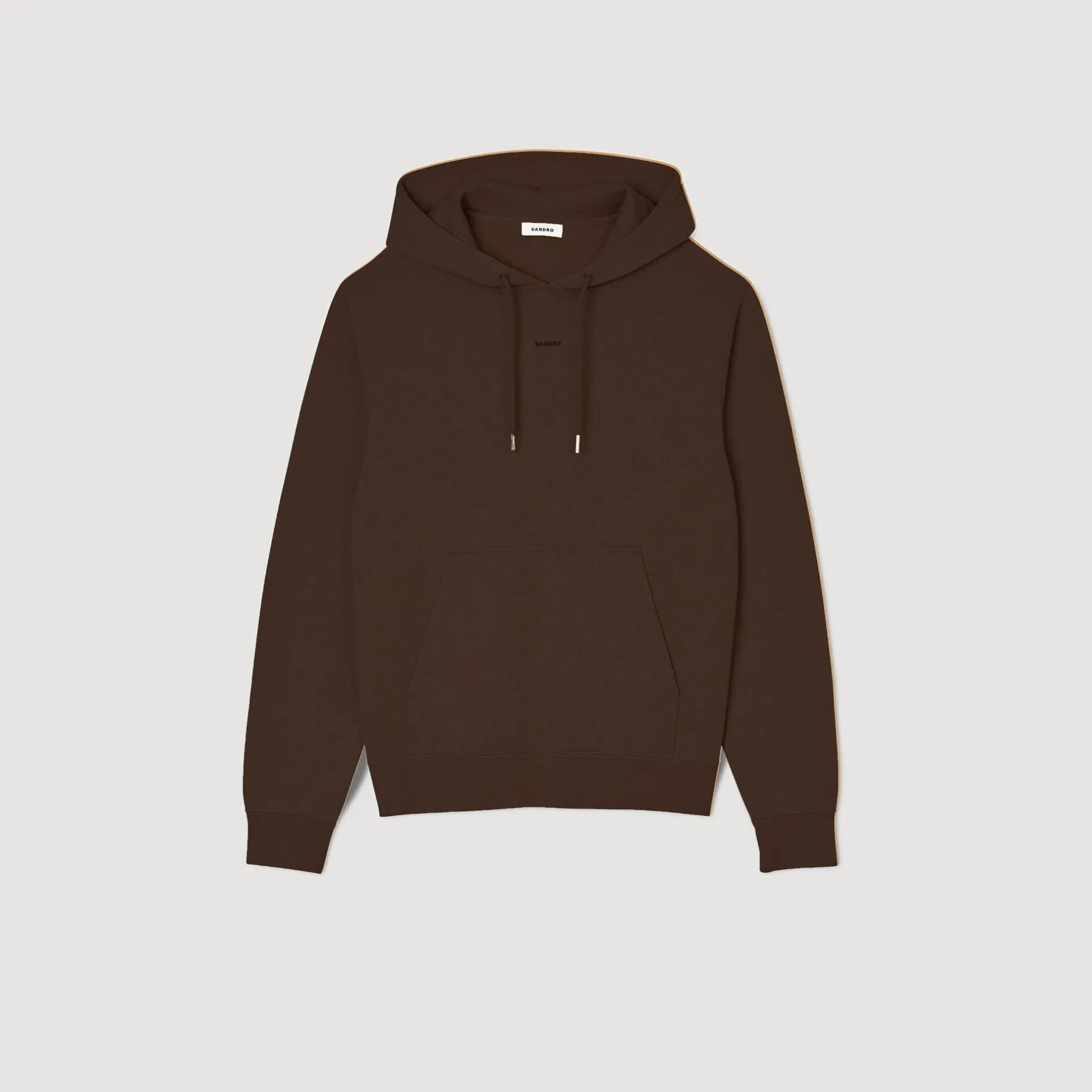Femme/Homme SANDRO Hoodie Homme Brodé En Coton Biologique