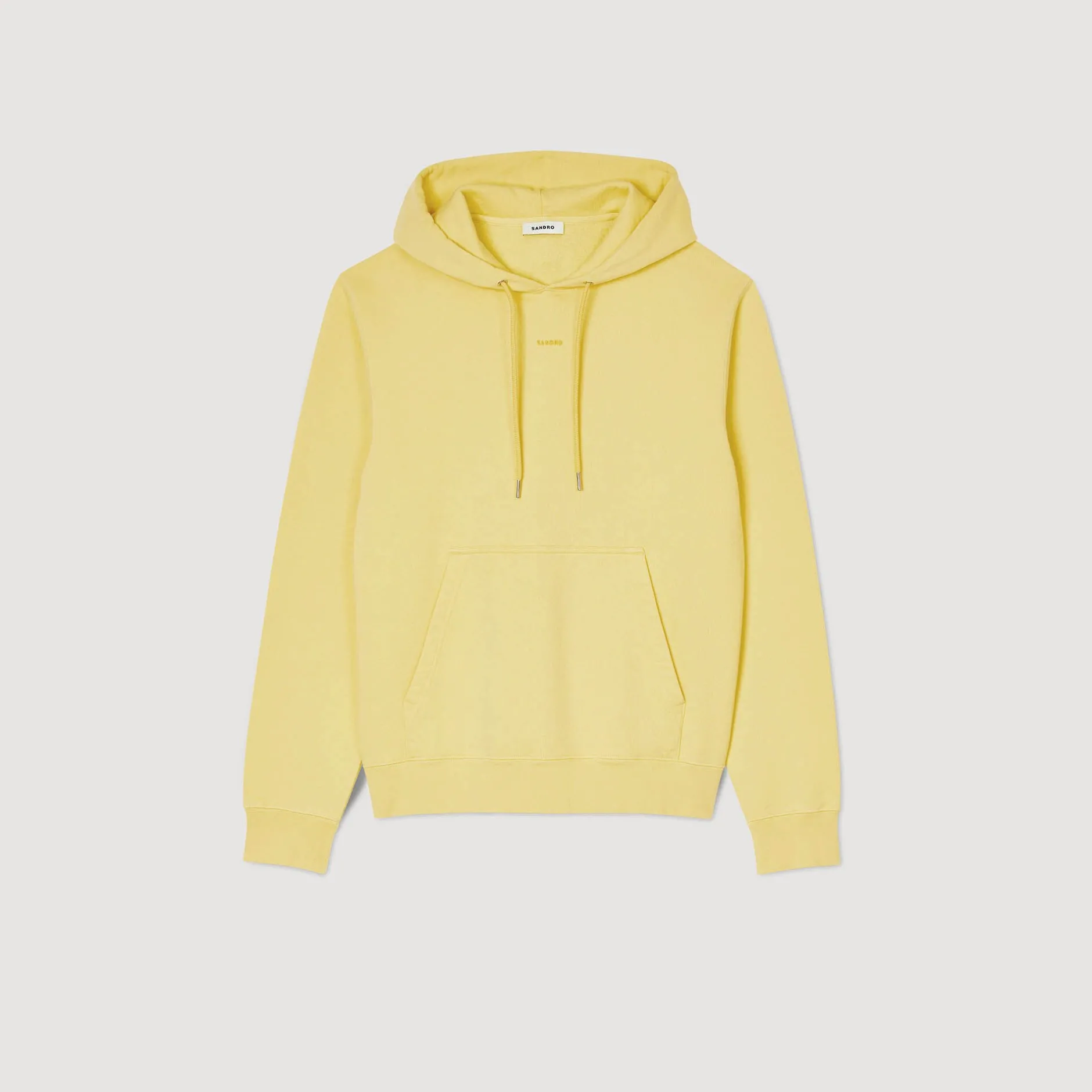 Femme/Homme SANDRO Hoodie Homme Brodé En Coton Biologique