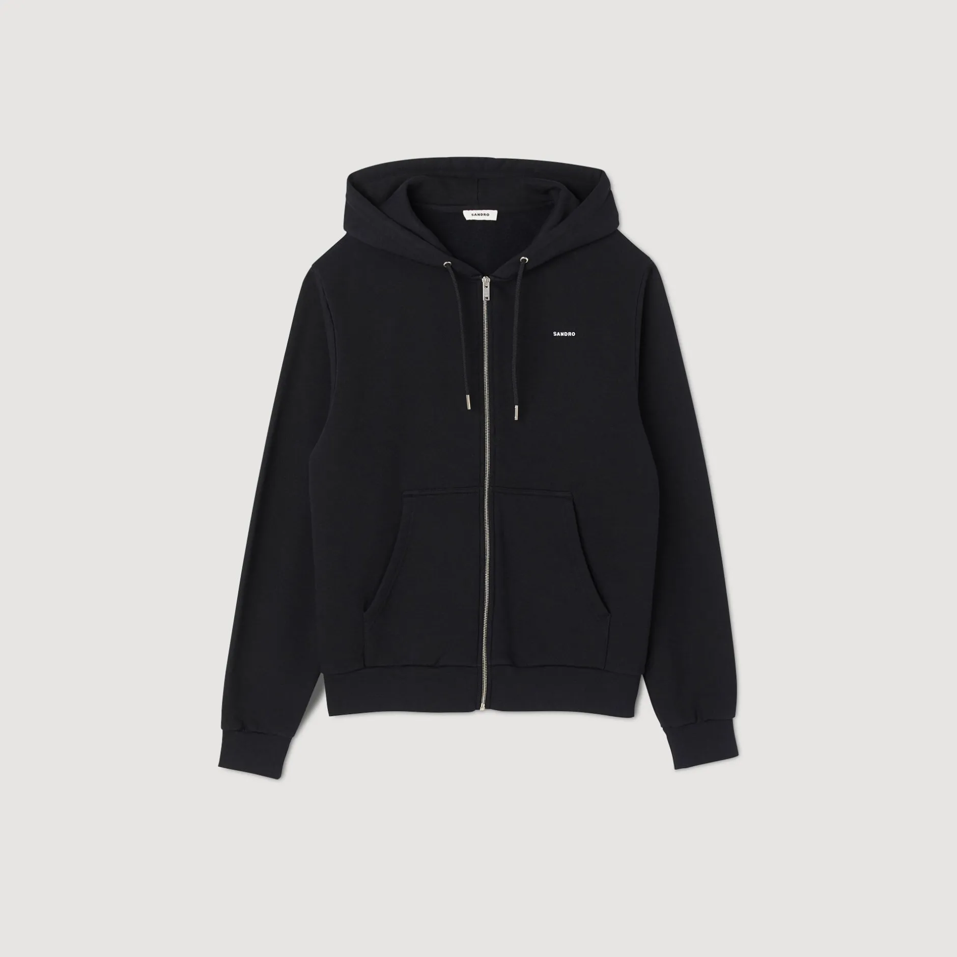 Homme SANDRO Hoodie Molletonné à Capuche