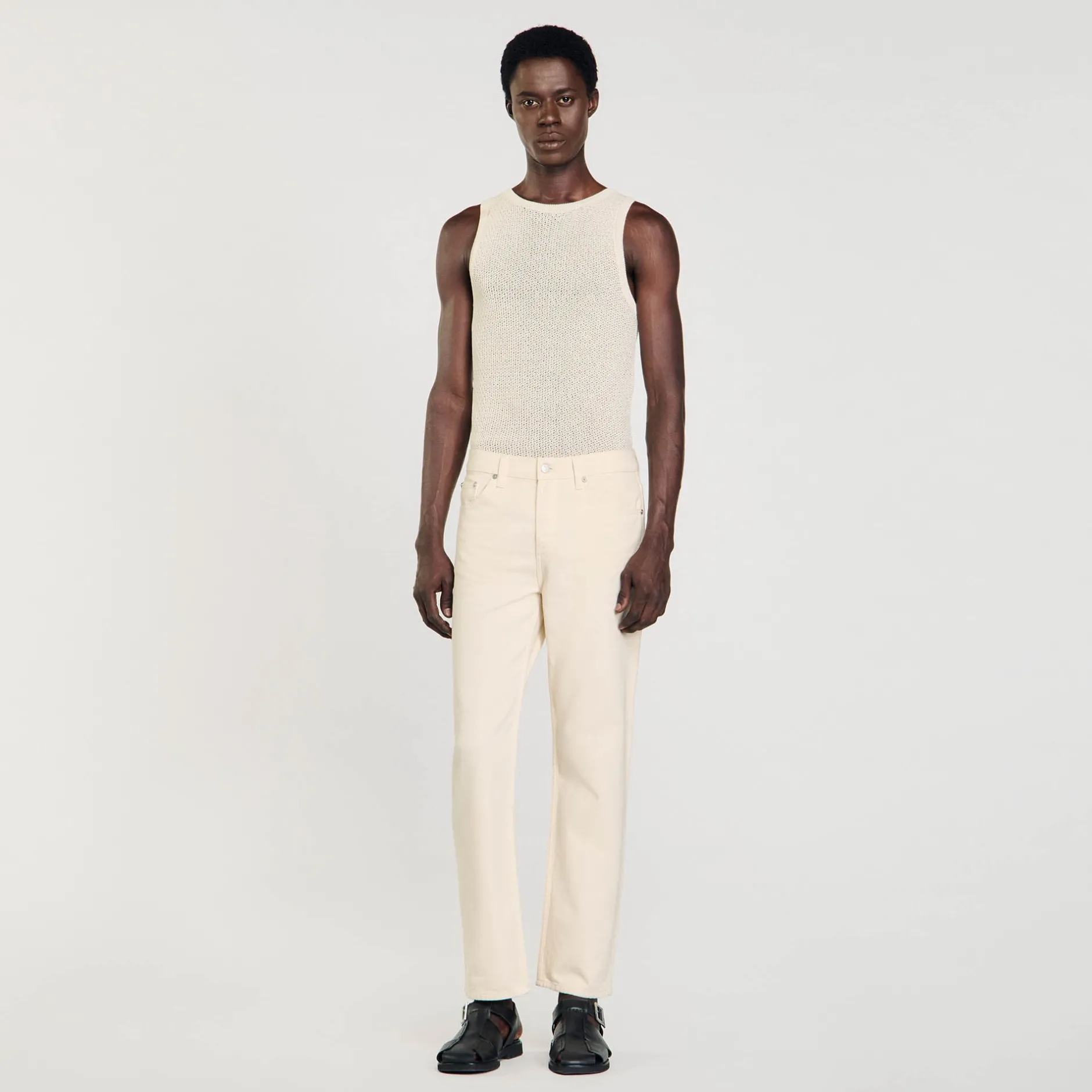 Homme SANDRO Jean En Coton