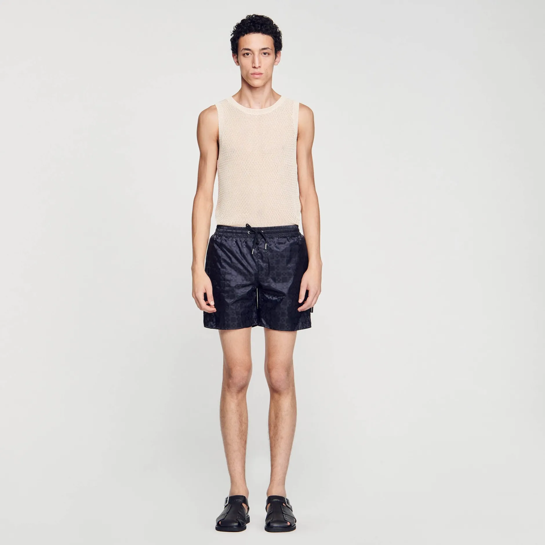 Homme SANDRO Maillot De Bain Squarecross