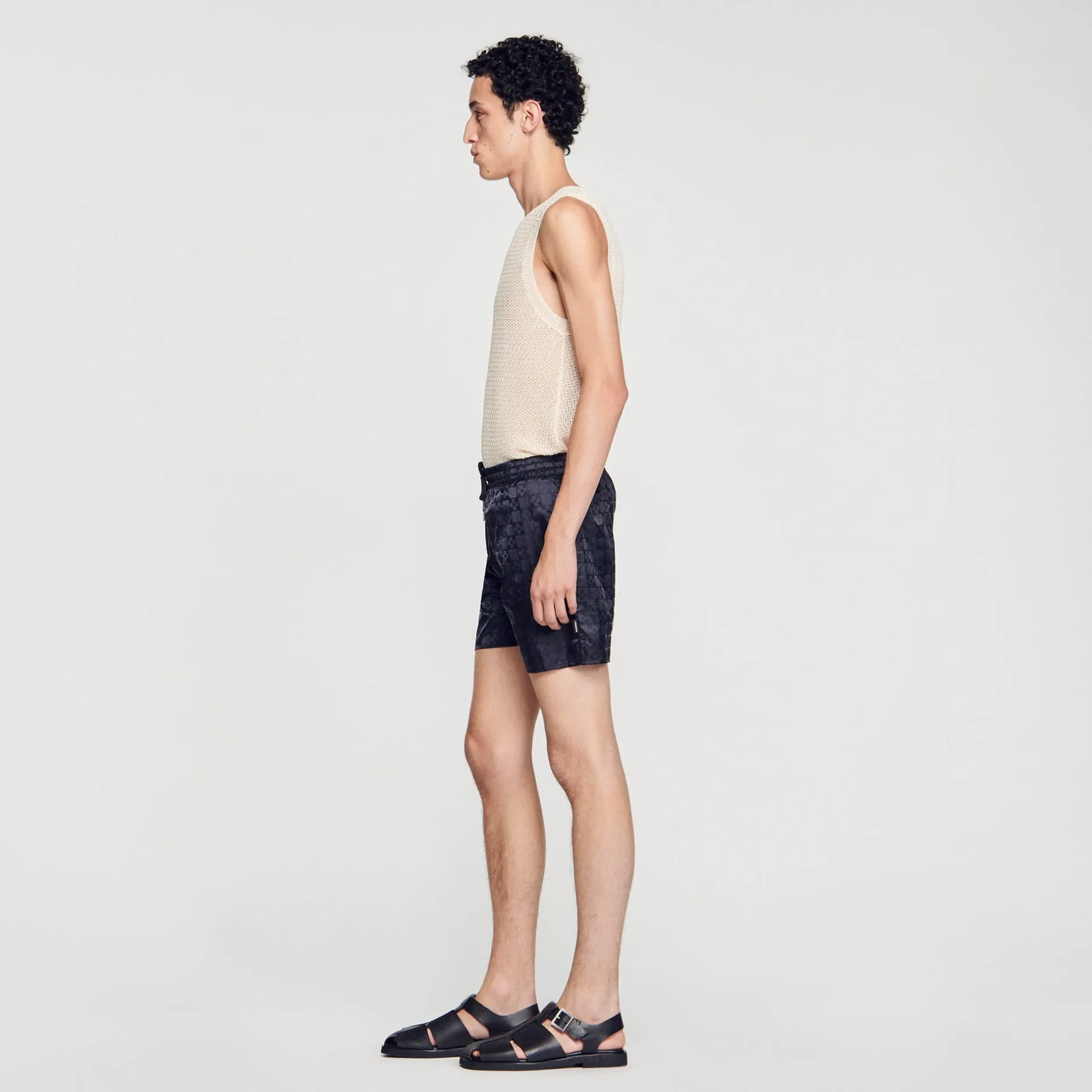 Homme SANDRO Maillot De Bain Squarecross