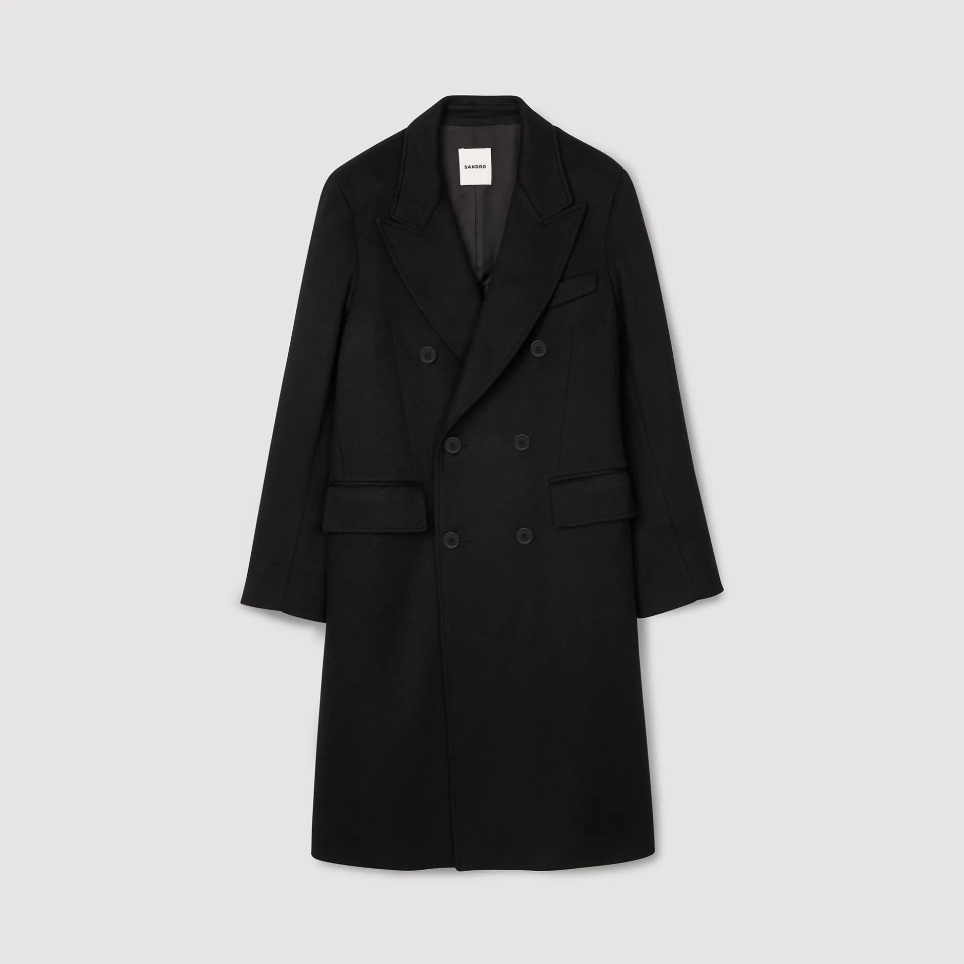 Homme SANDRO Manteau 3/4 Croisé