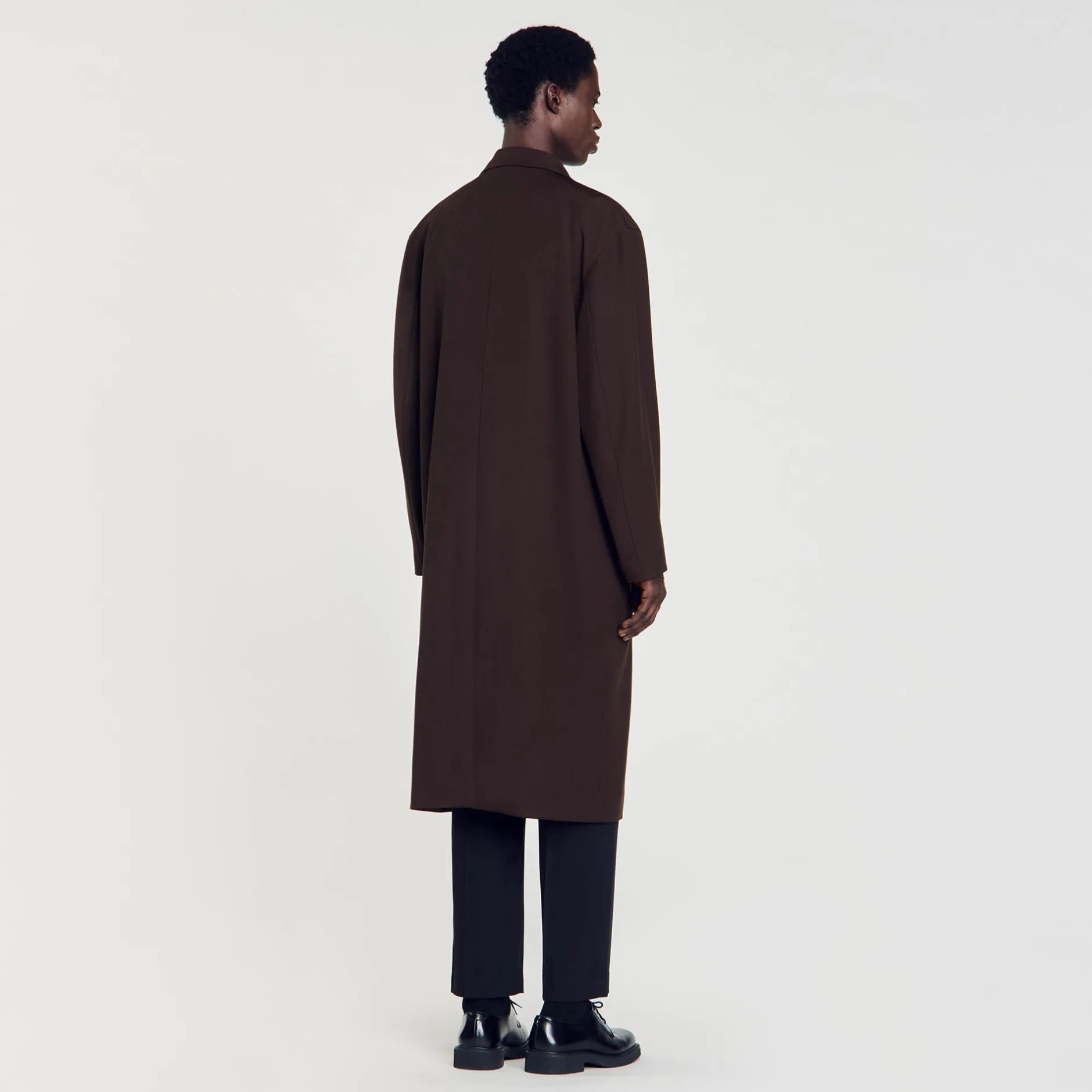 Homme SANDRO Manteau En Laine