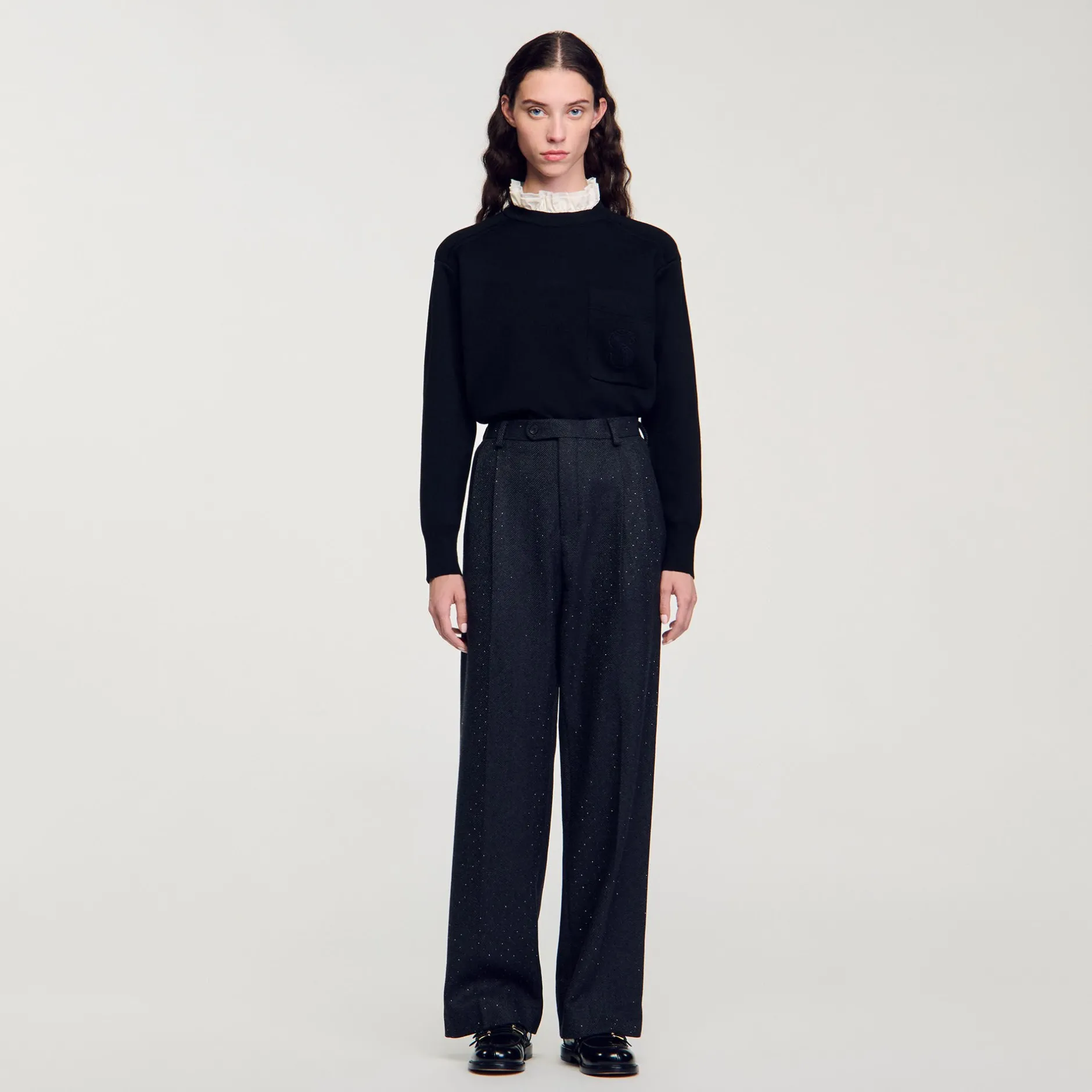 Femme SANDRO Pantalon à Rayures