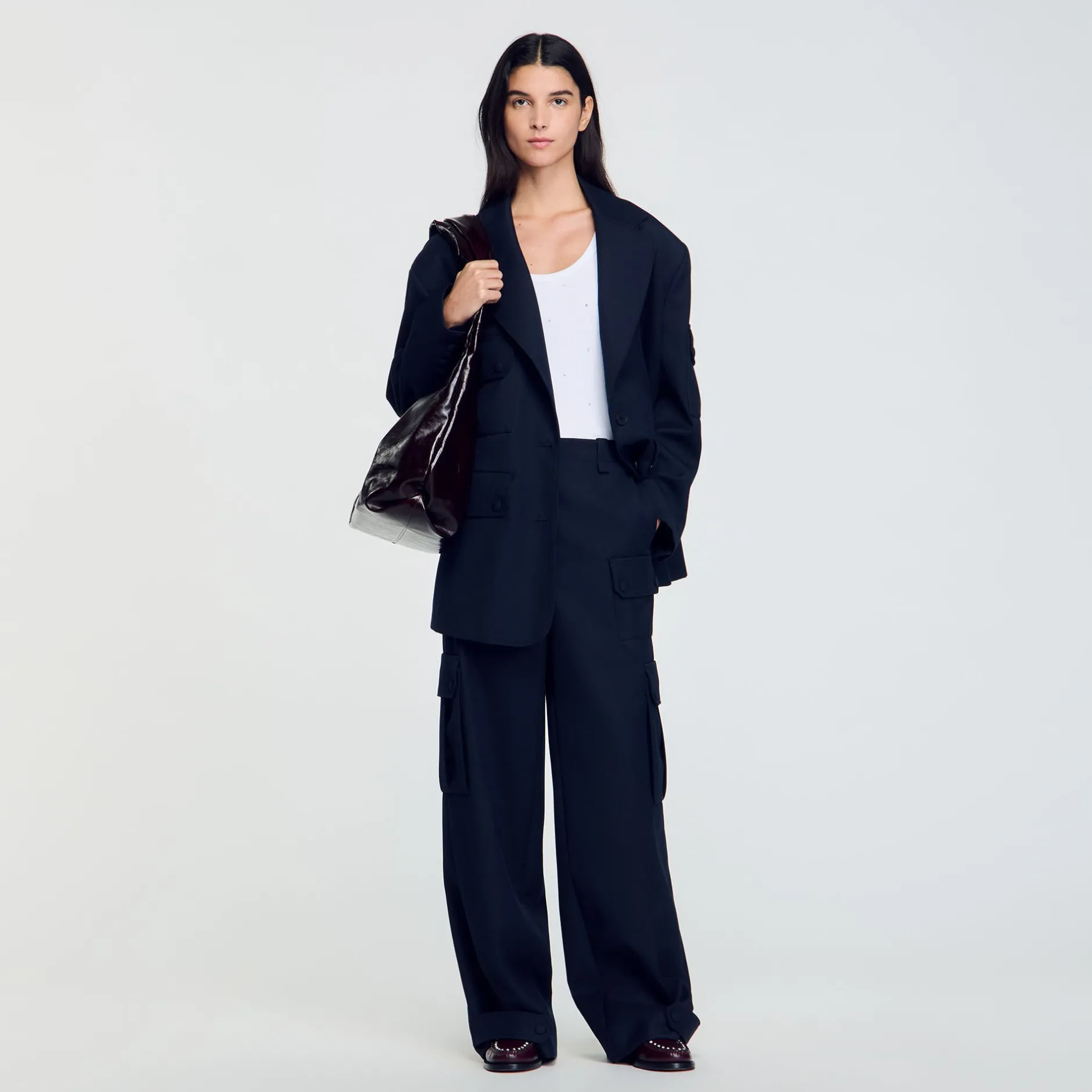 Femme SANDRO Pantalon Cargo