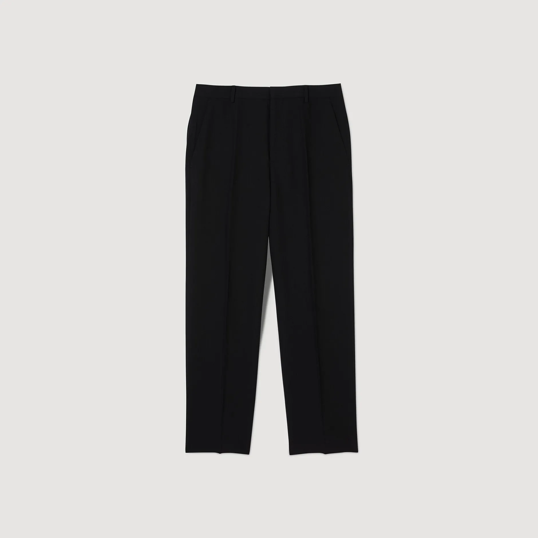 Homme SANDRO Pantalon De Costume En Laine