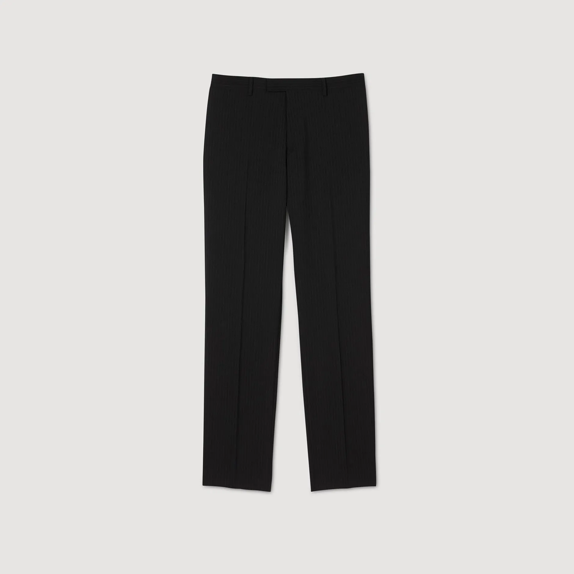 Homme SANDRO Pantalon De Costume Fines Rayures