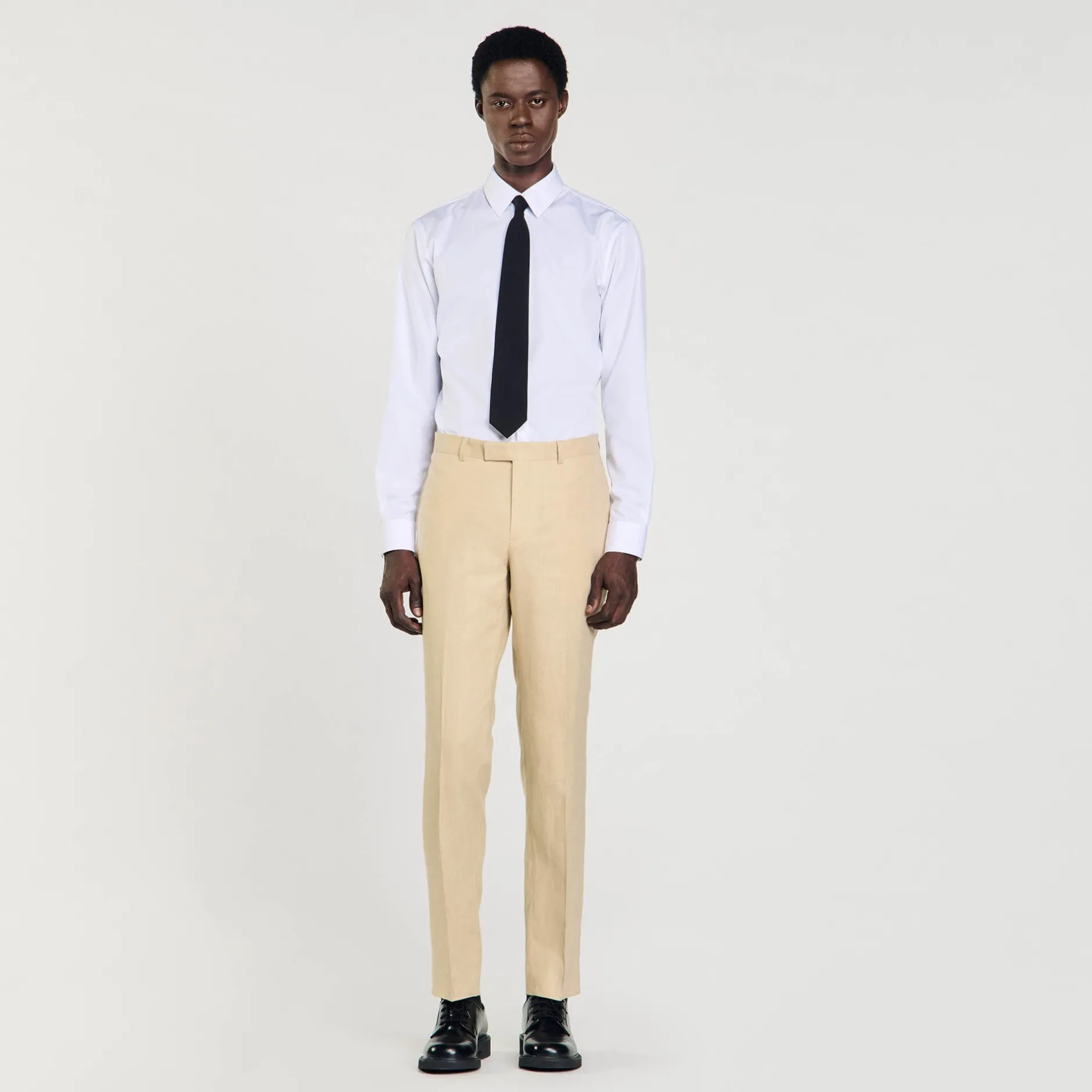Homme SANDRO Pantalon En Lin
