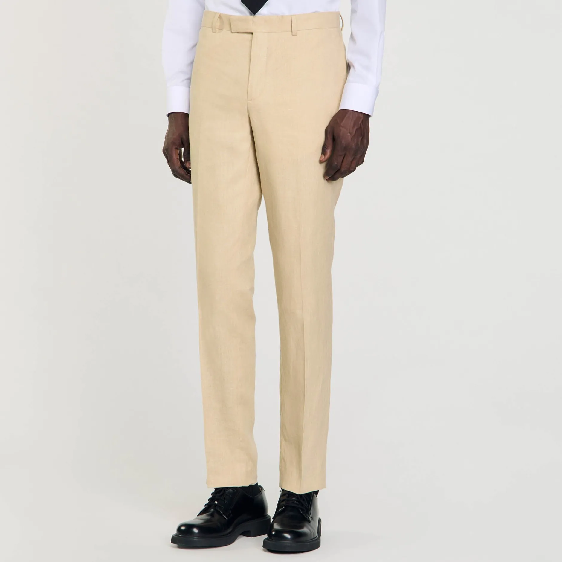 Homme SANDRO Pantalon En Lin