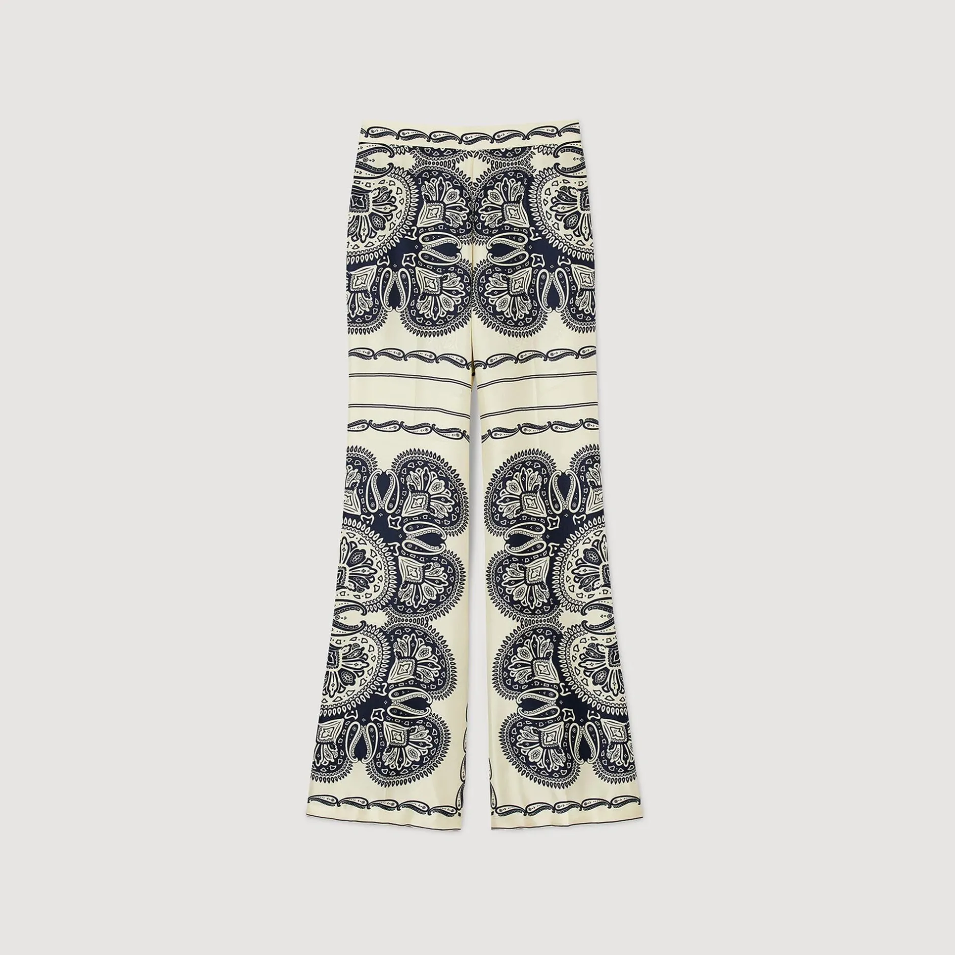 Femme SANDRO Pantalon Fluide Imprimé