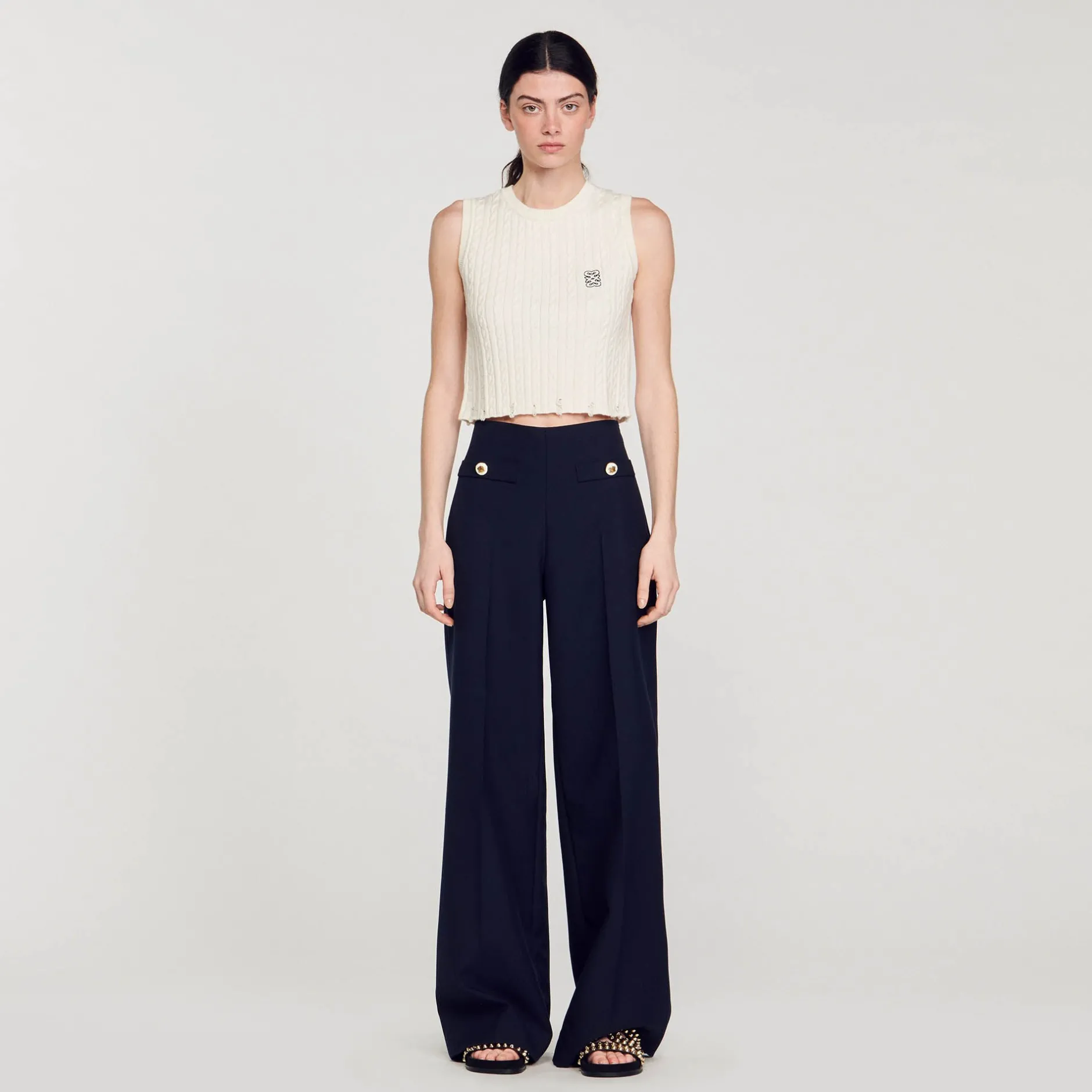 Femme SANDRO Pantalon Large