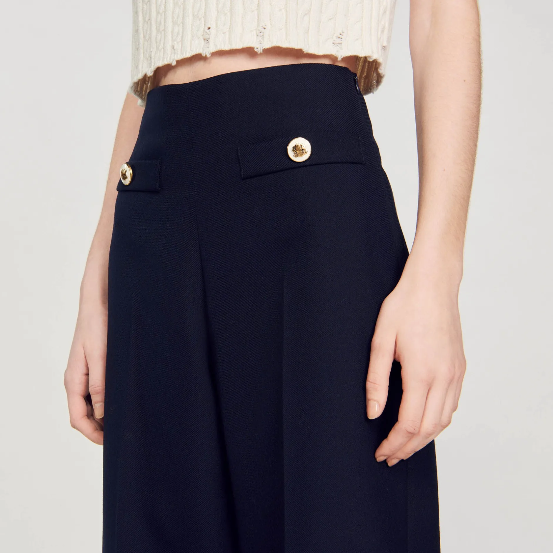 Femme SANDRO Pantalon Large