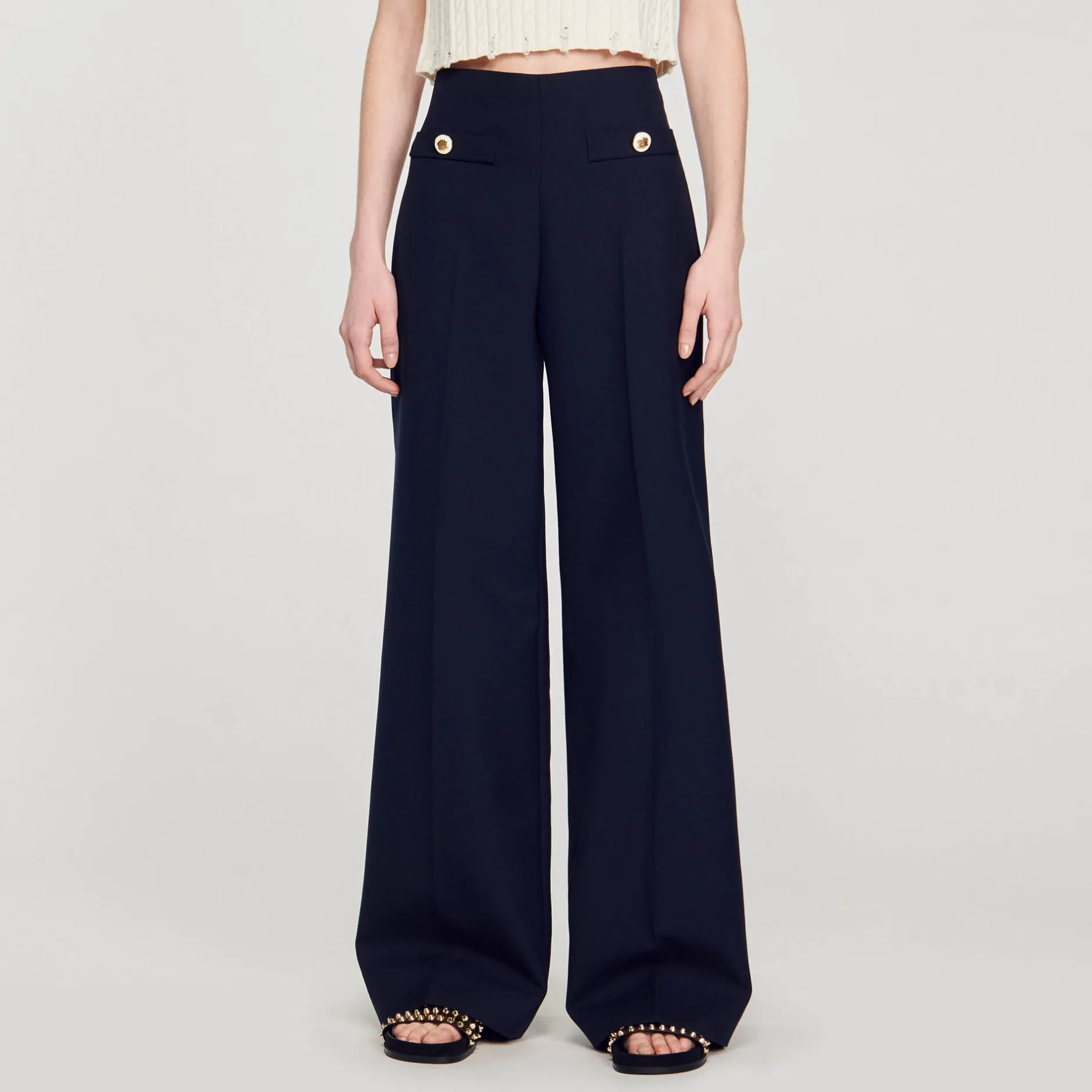 Femme SANDRO Pantalon Large