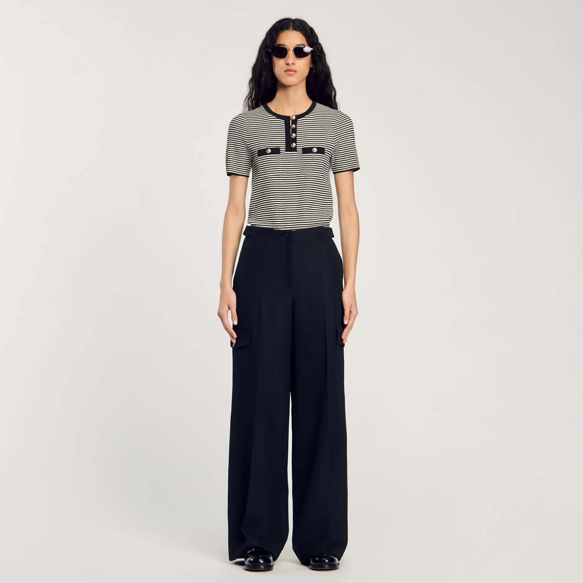 Femme SANDRO Pantalon Large