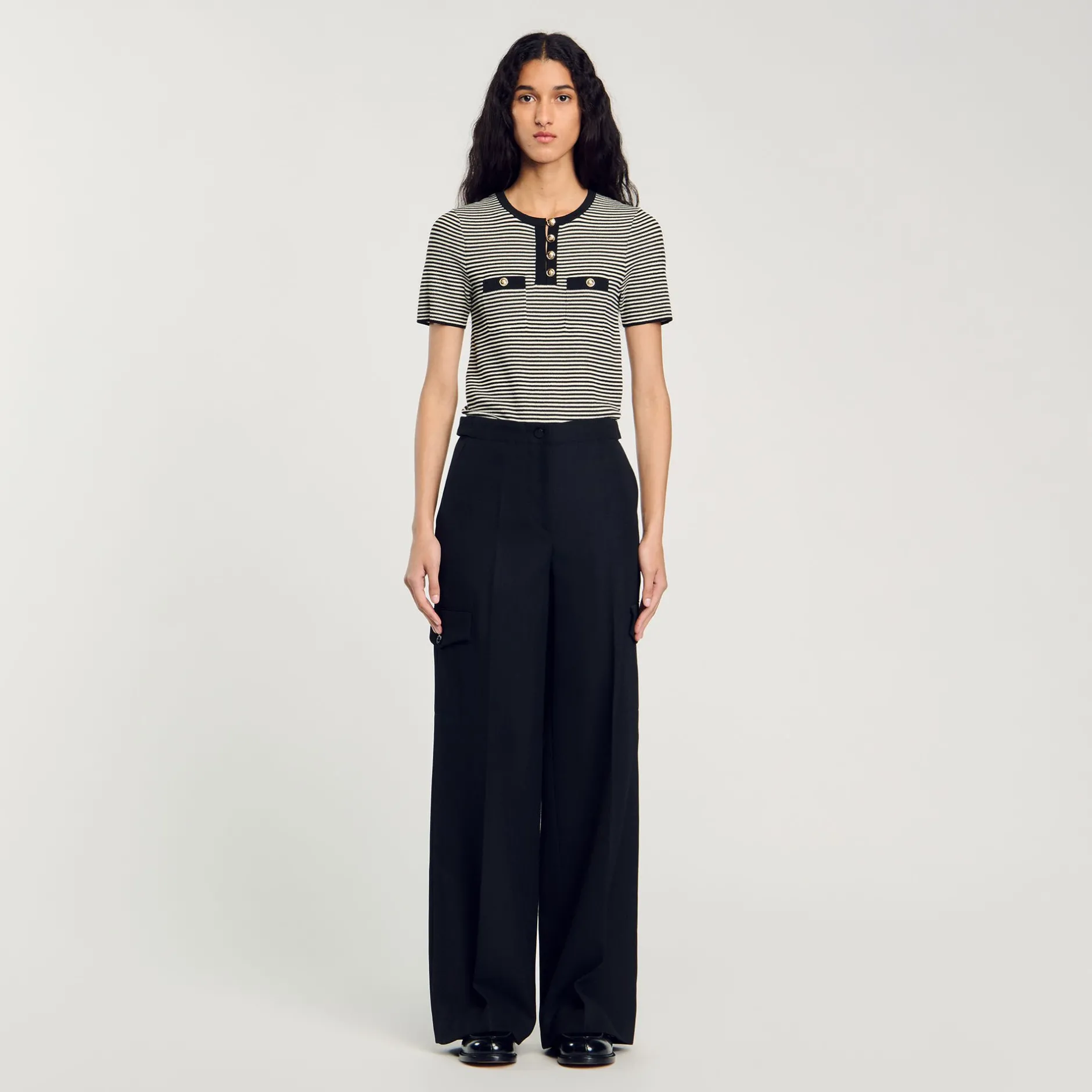 Femme SANDRO Pantalon Large