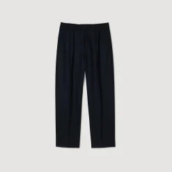 Homme SANDRO Pantalon Large à Plis