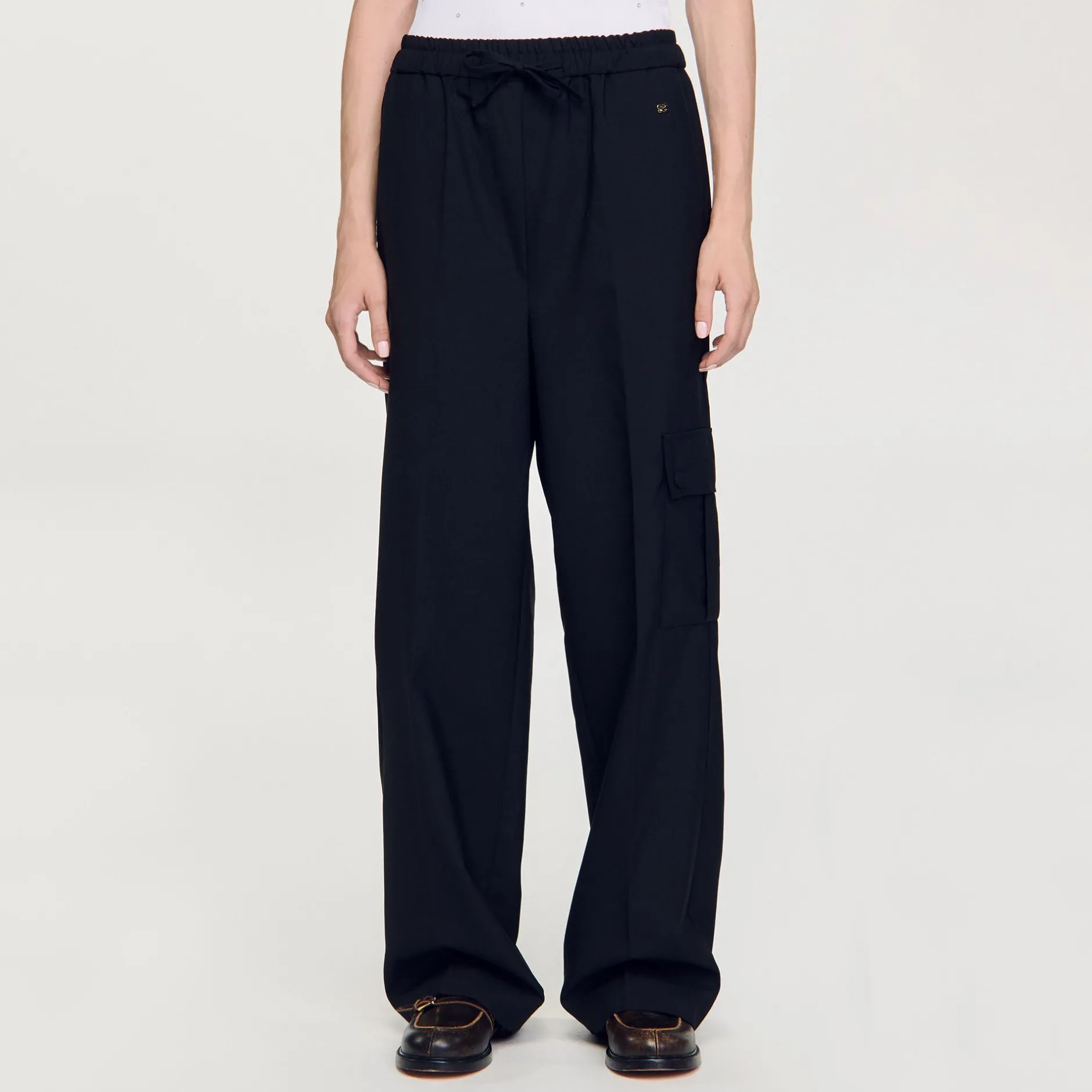 Femme SANDRO Pantalon Taille élastiquée