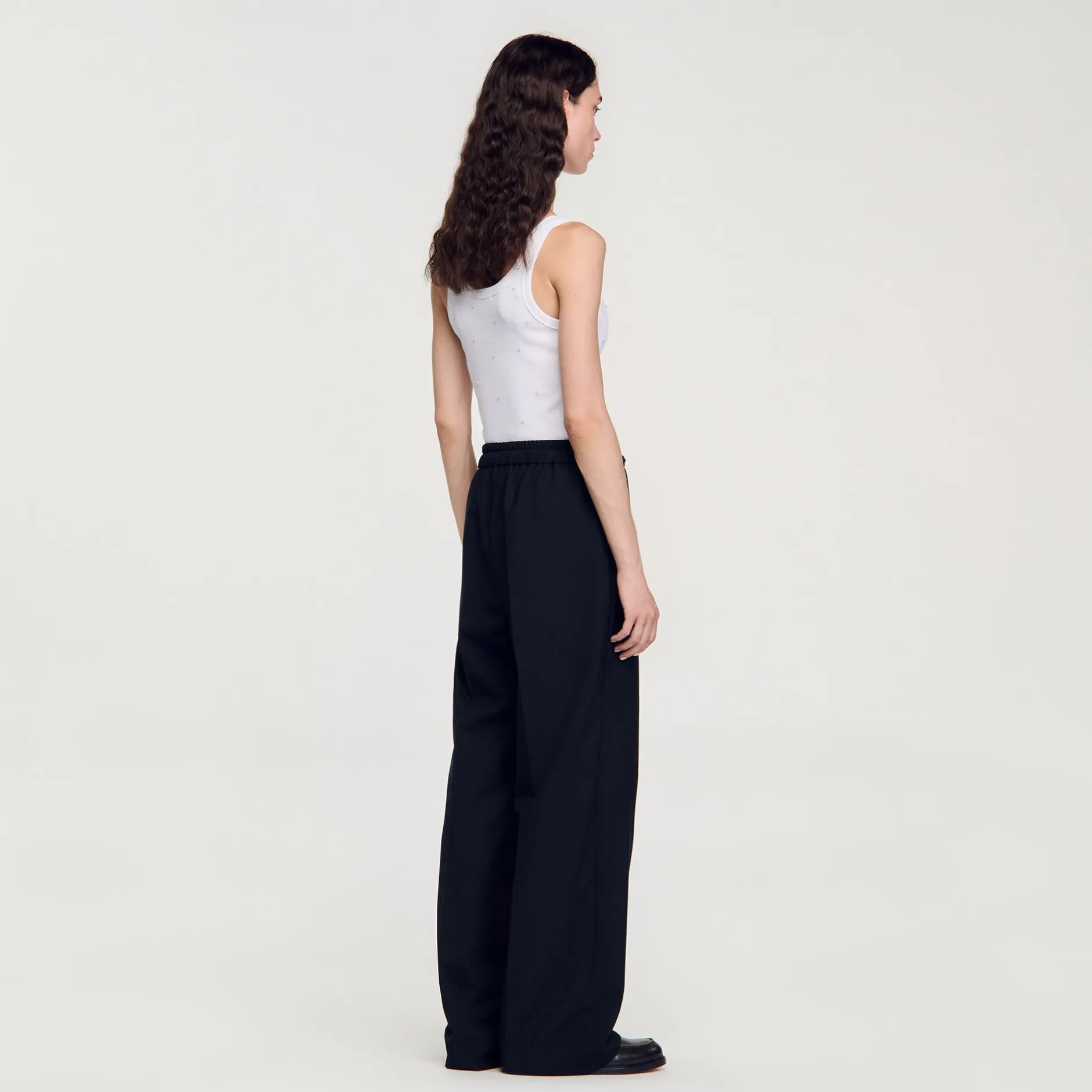 Femme SANDRO Pantalon Taille élastiquée
