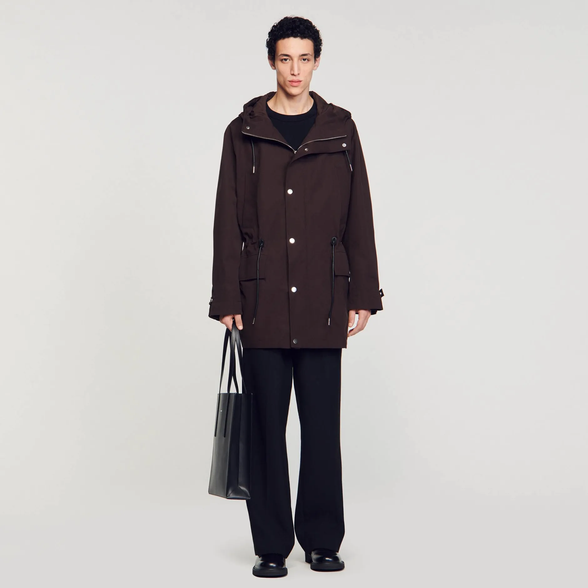 Homme SANDRO Parka En Coton