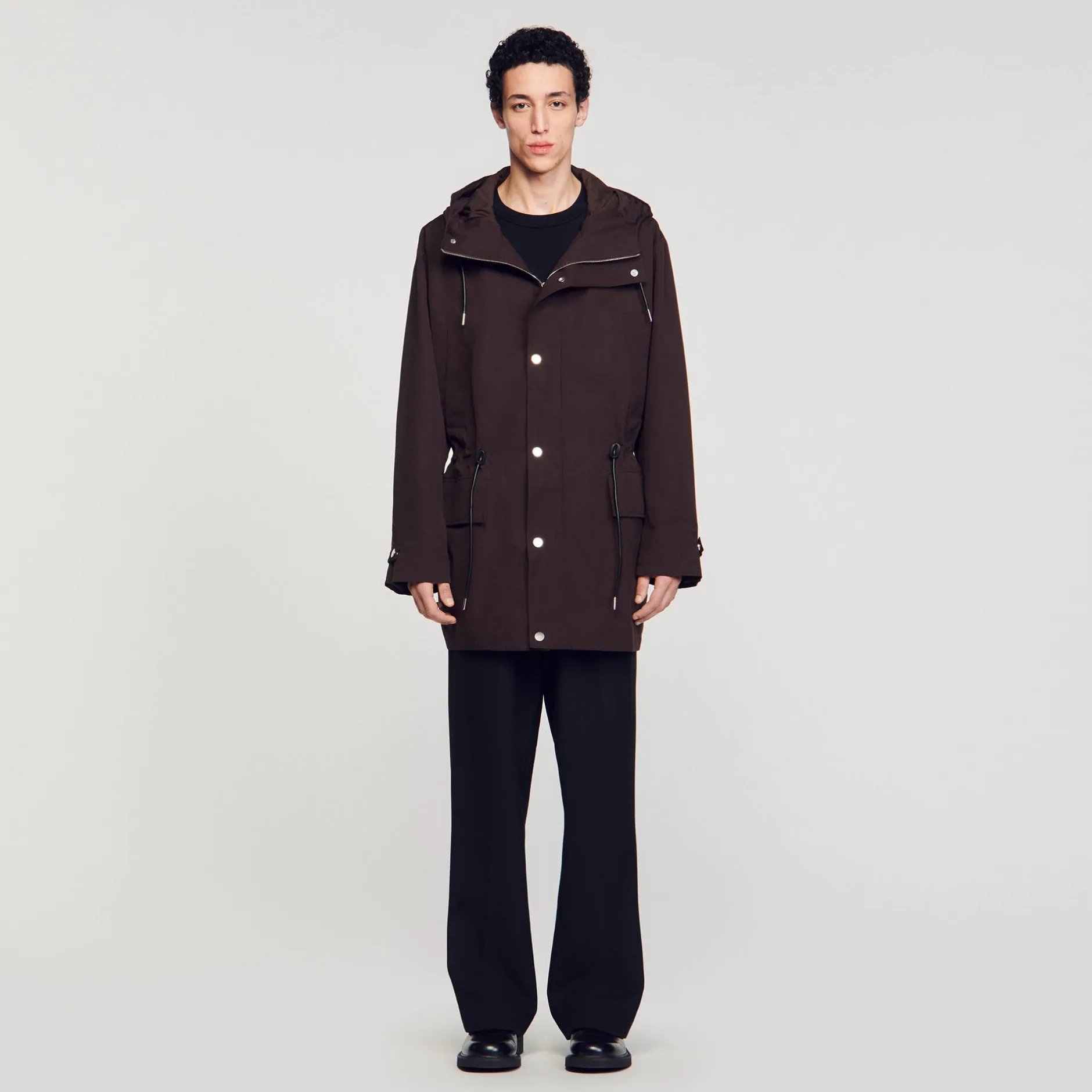 Homme SANDRO Parka En Coton