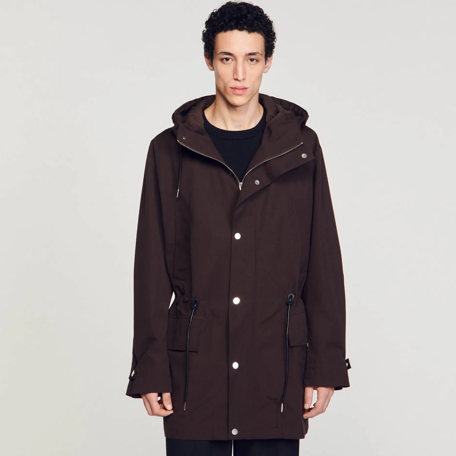 Homme SANDRO Parka En Coton
