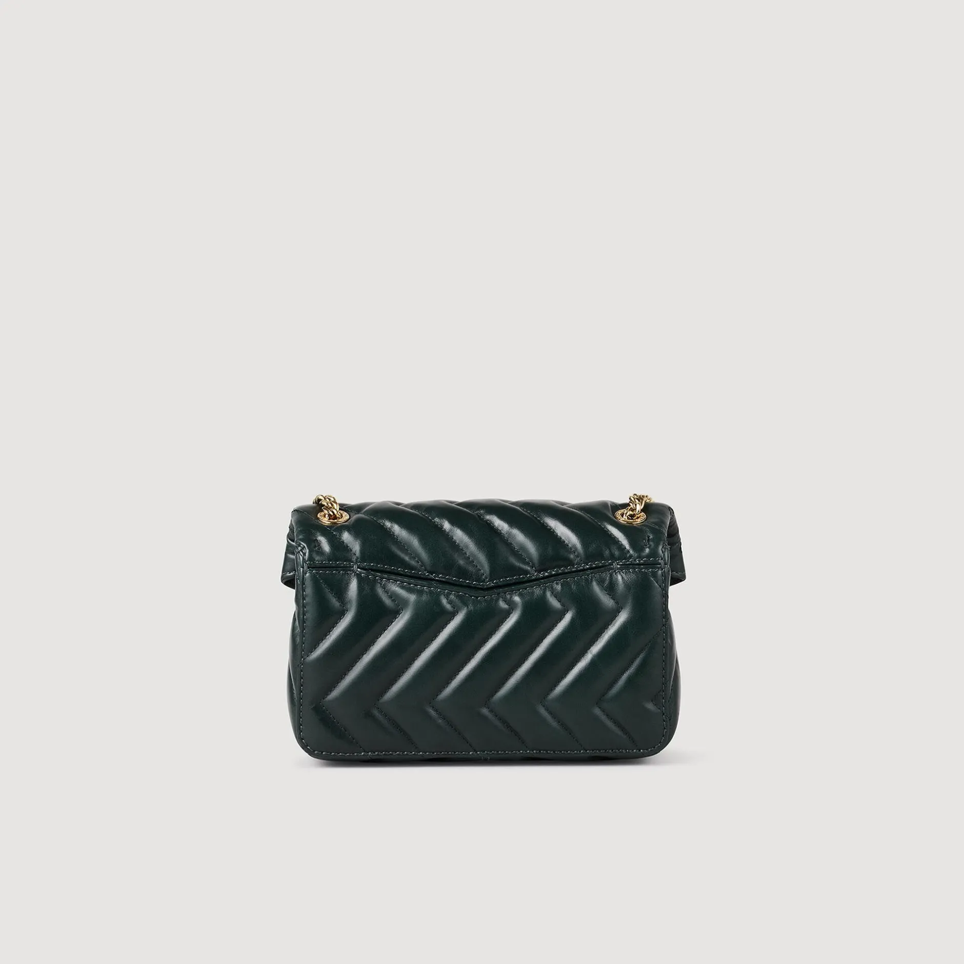 Femme SANDRO Petit Sac Yza En Cuir Lisse