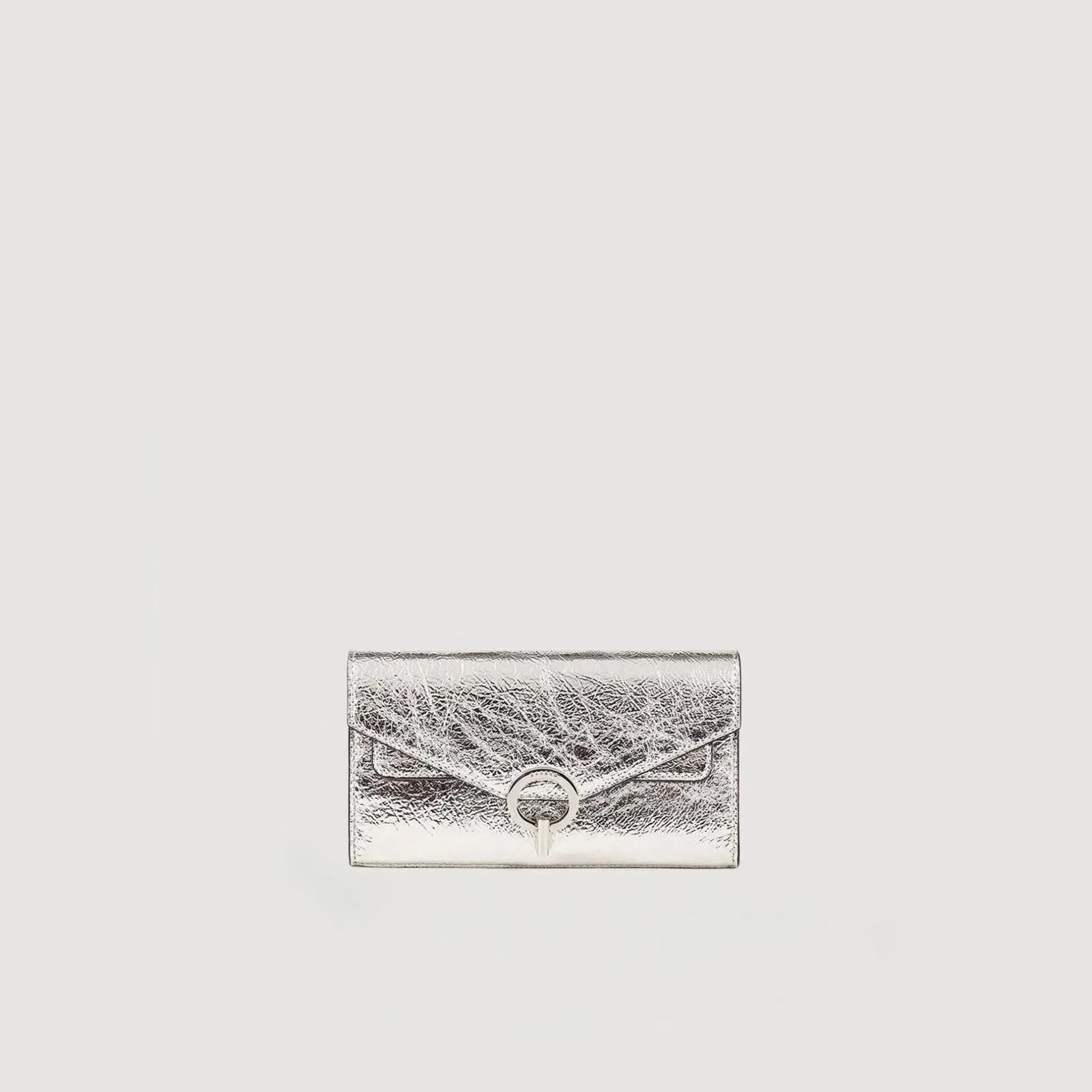 Femme SANDRO Pochette Yza En Cuir