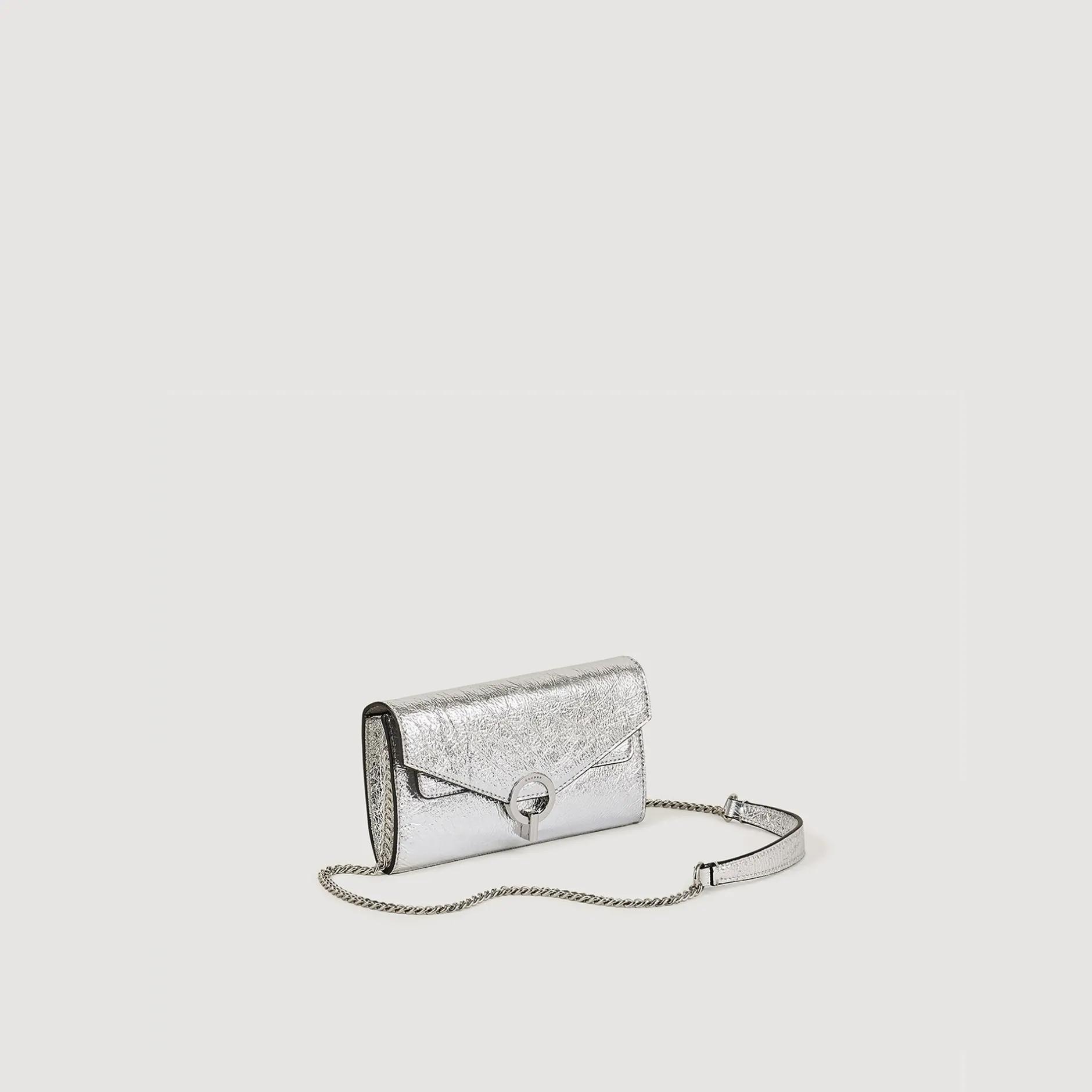 Femme SANDRO Pochette Yza En Cuir