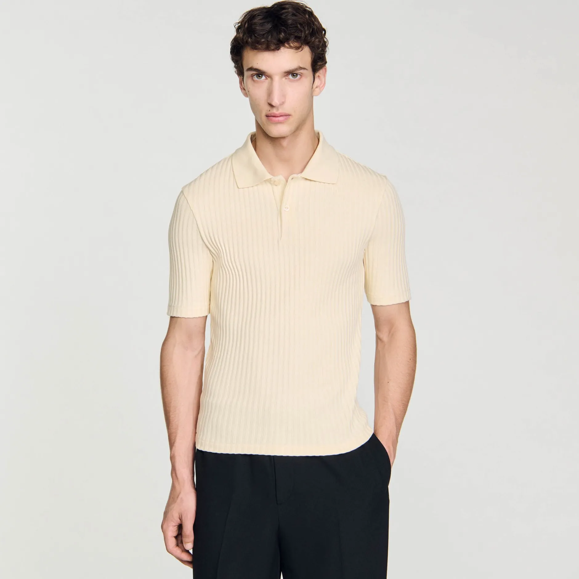 Homme SANDRO Polo En Coton