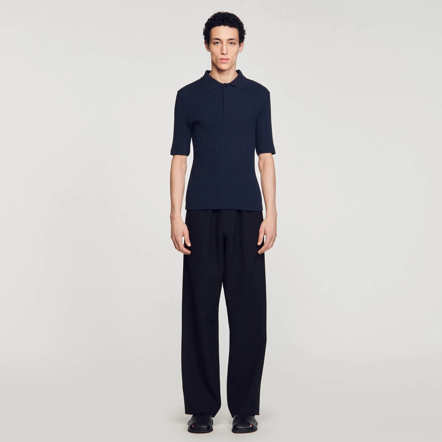 Homme SANDRO Polo En Coton