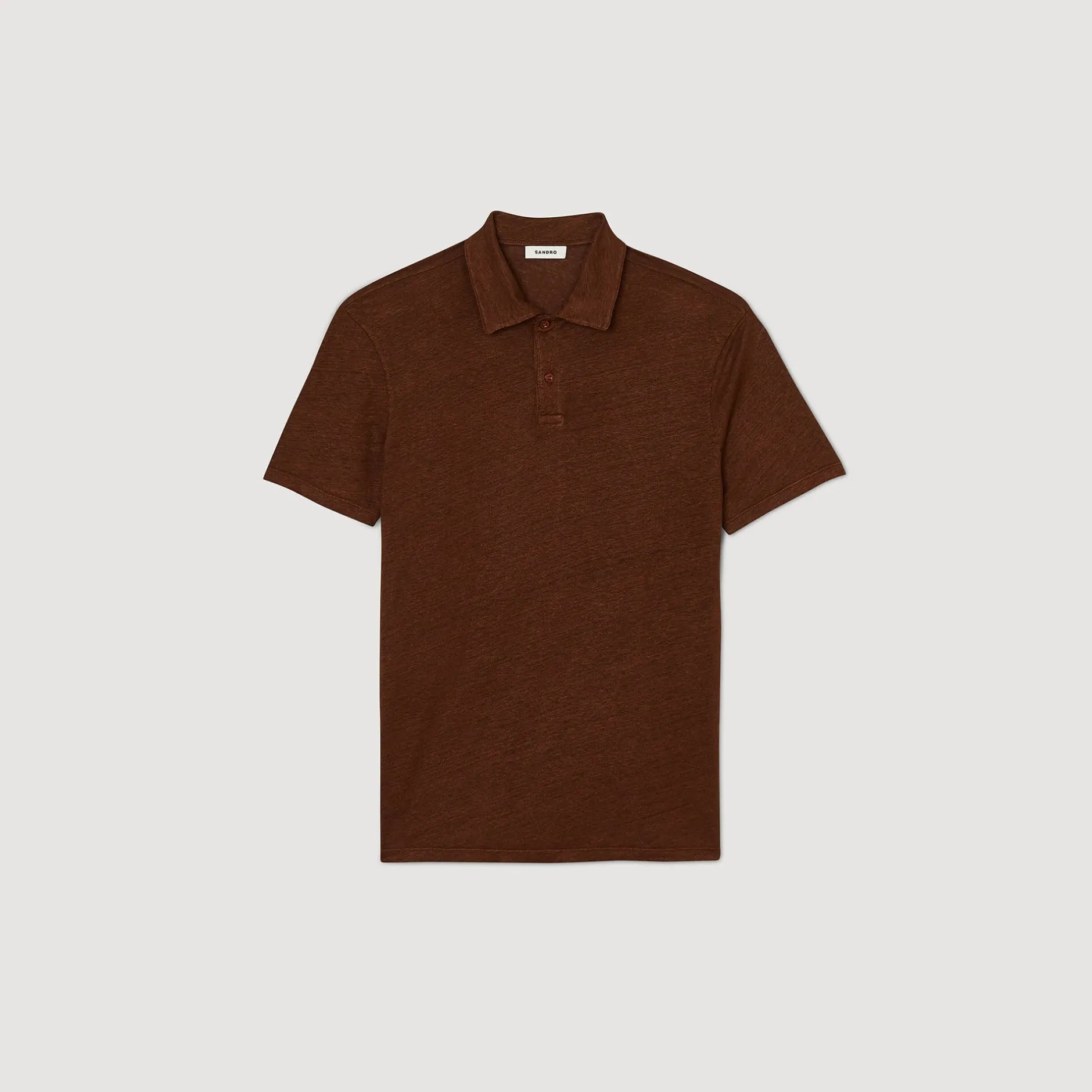 Homme SANDRO Polo En Lin