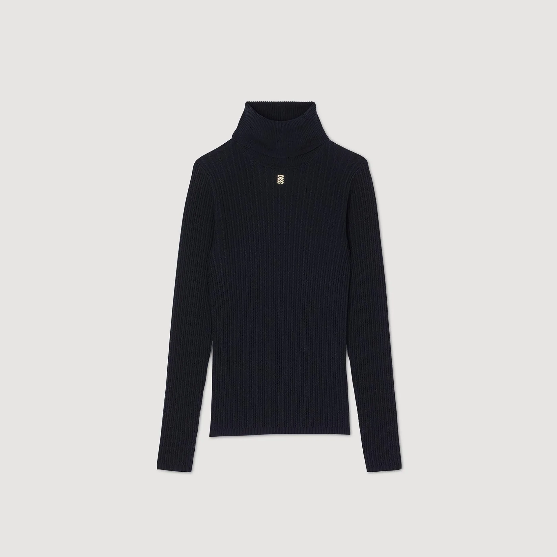 Femme SANDRO Pull Col Roulé