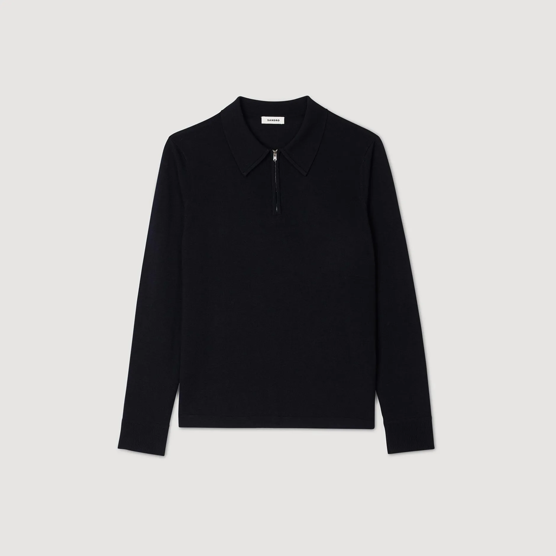 Homme SANDRO Pull Polo En Maille