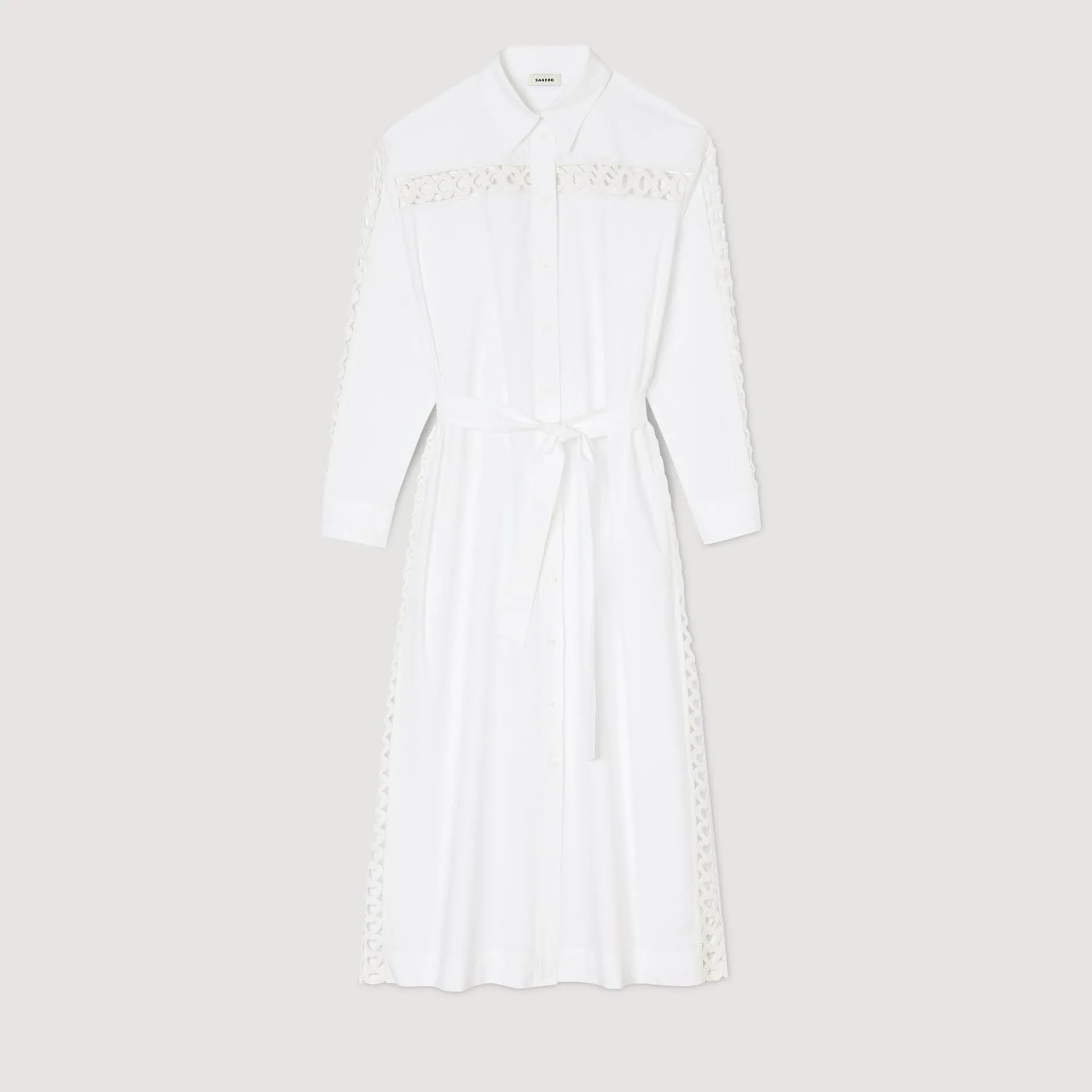 Femme SANDRO Robe Chemise Longue