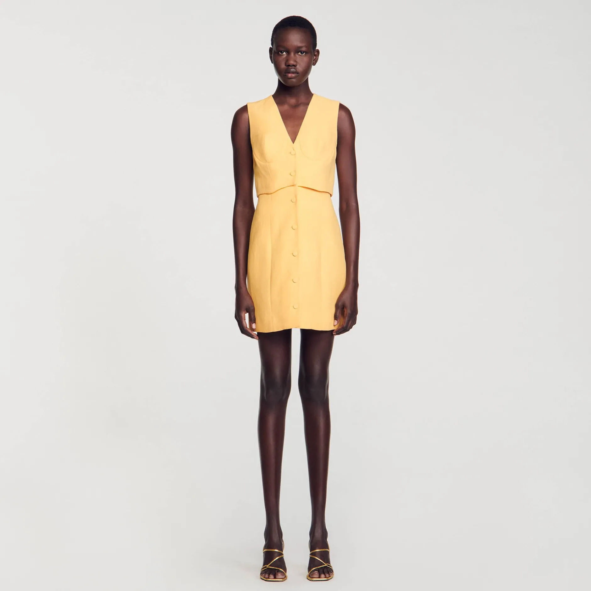 Femme SANDRO Robe Courte 2 En 1
