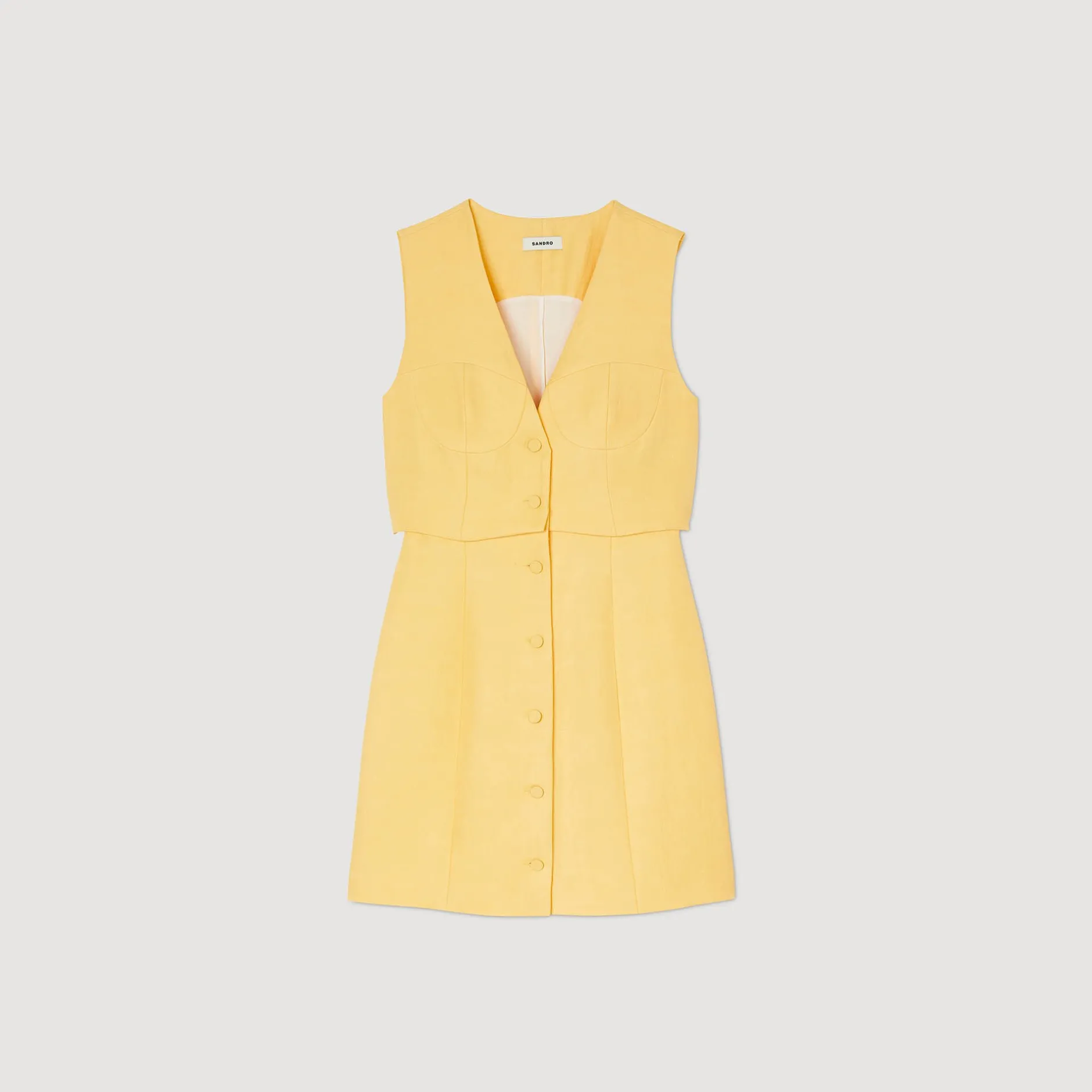 Femme SANDRO Robe Courte 2 En 1