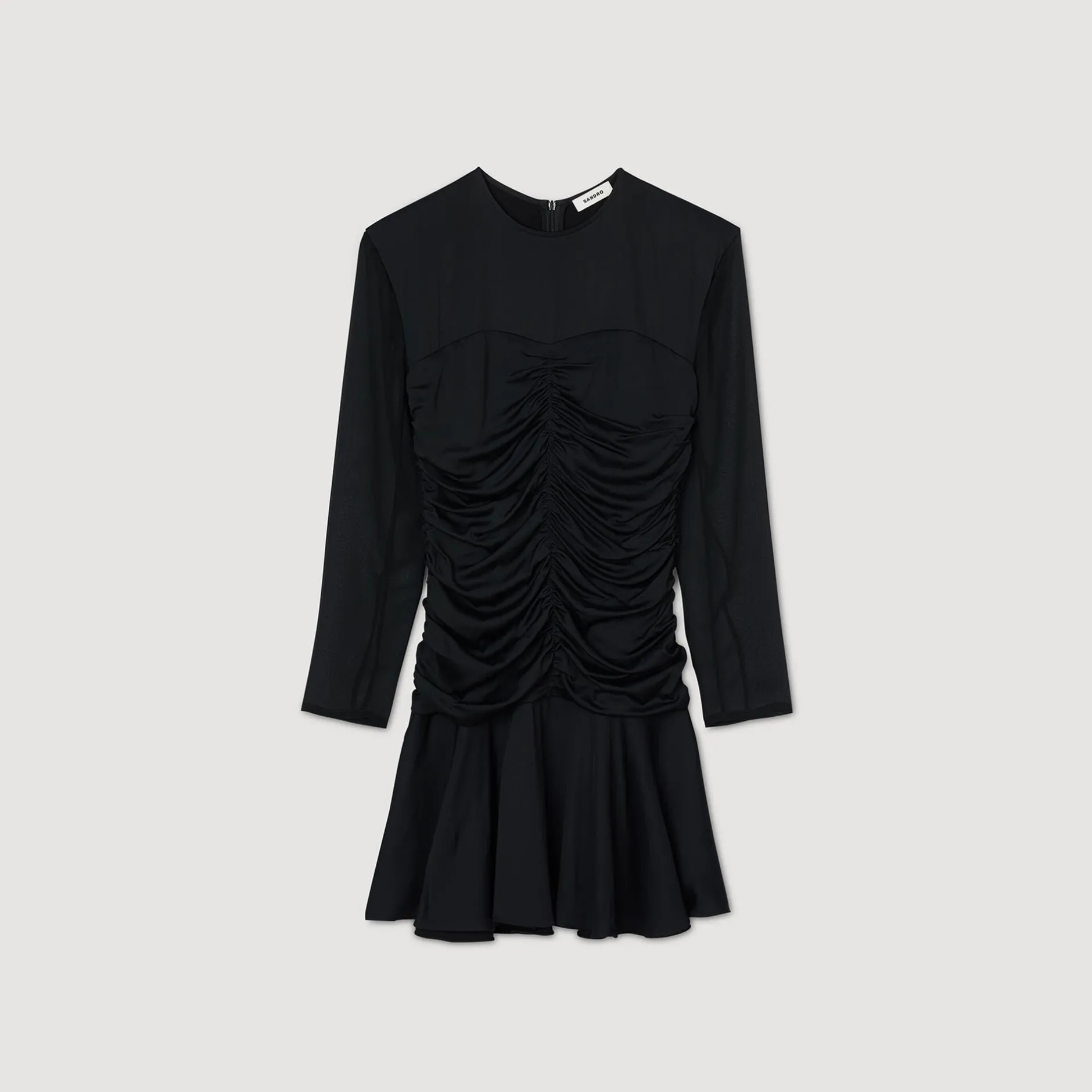 Femme SANDRO Robe Courte Drapée
